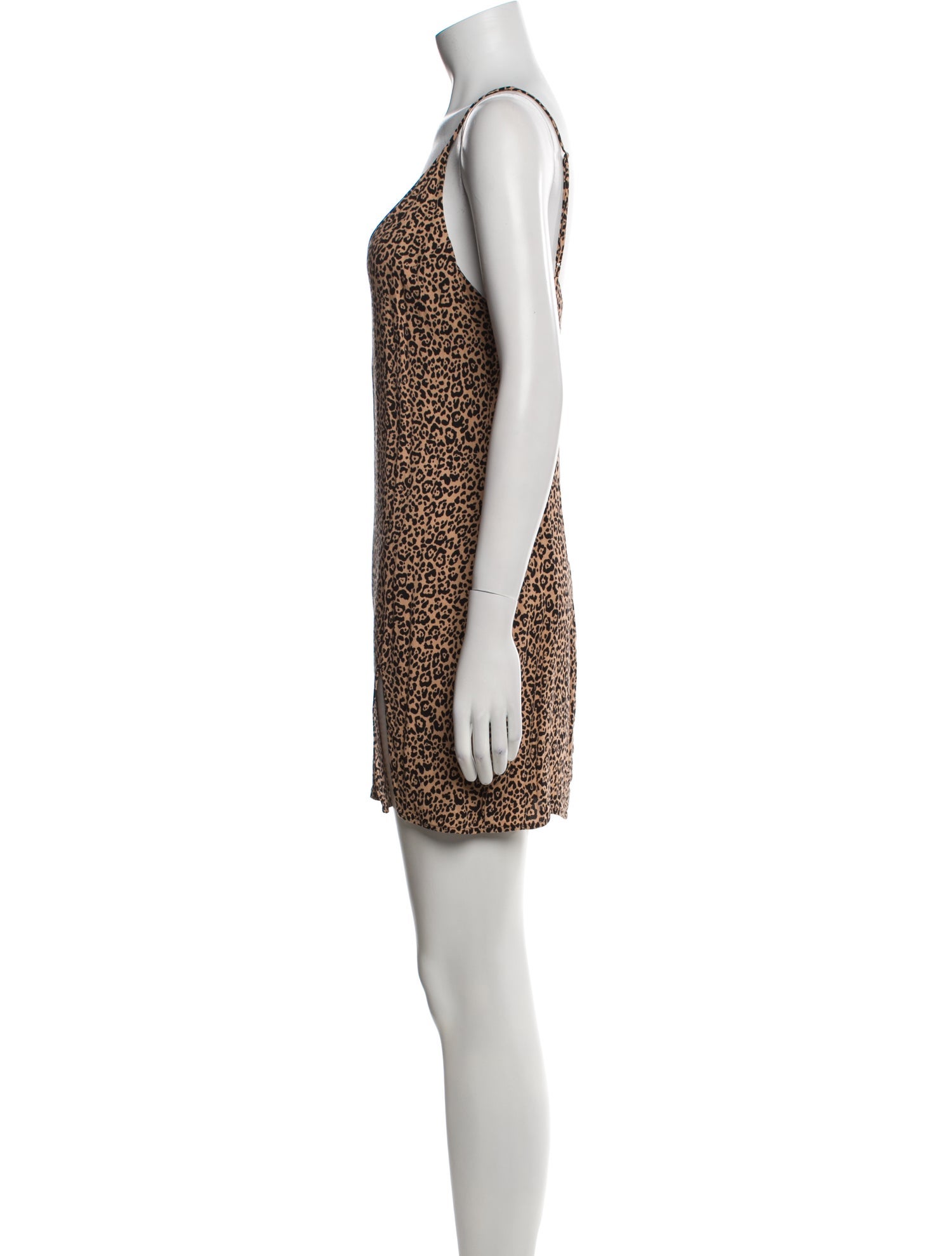 Reformation Animal Print Mini Dress
