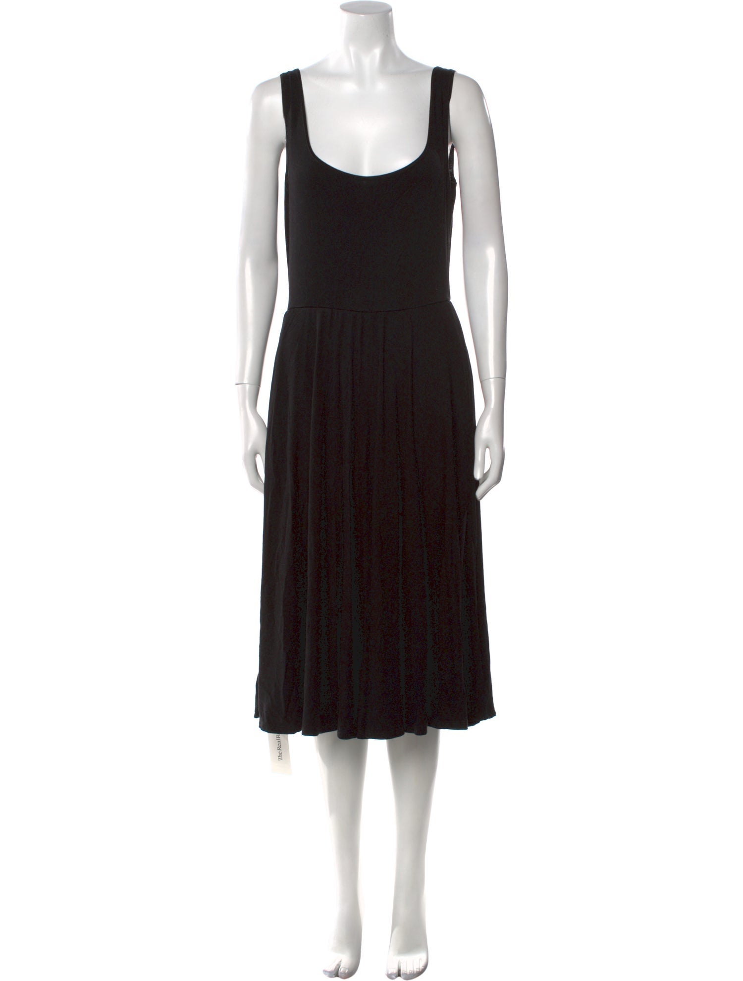 Reformation Scoop Neck Midi Length Dress