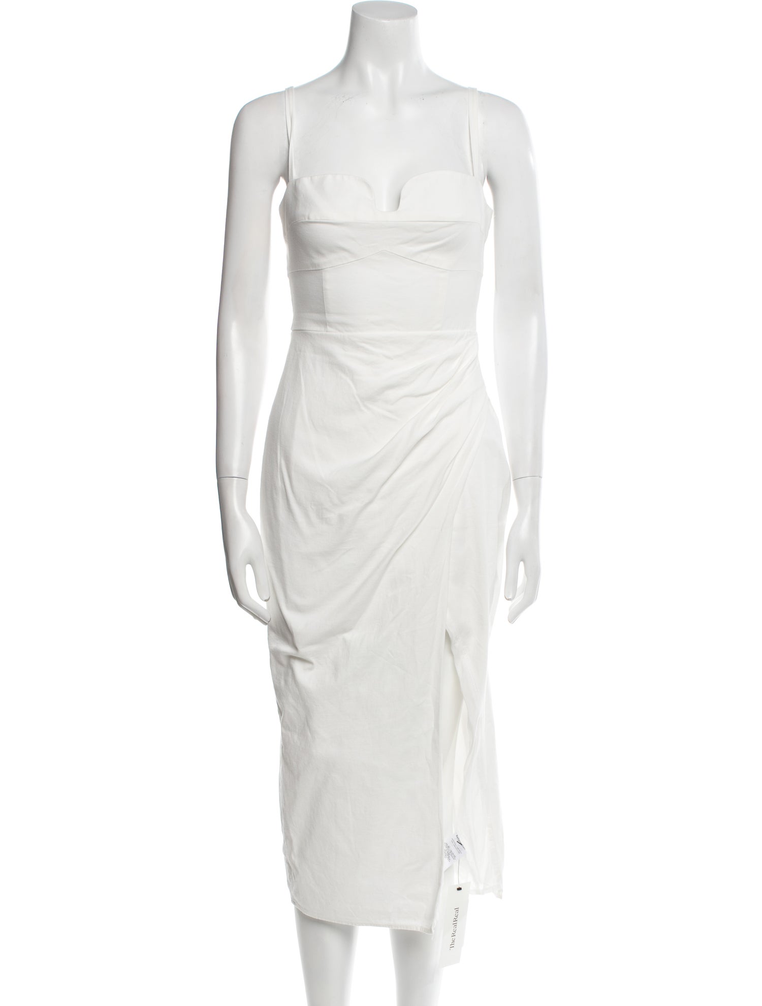 Reformation Square Neckline Long Dress