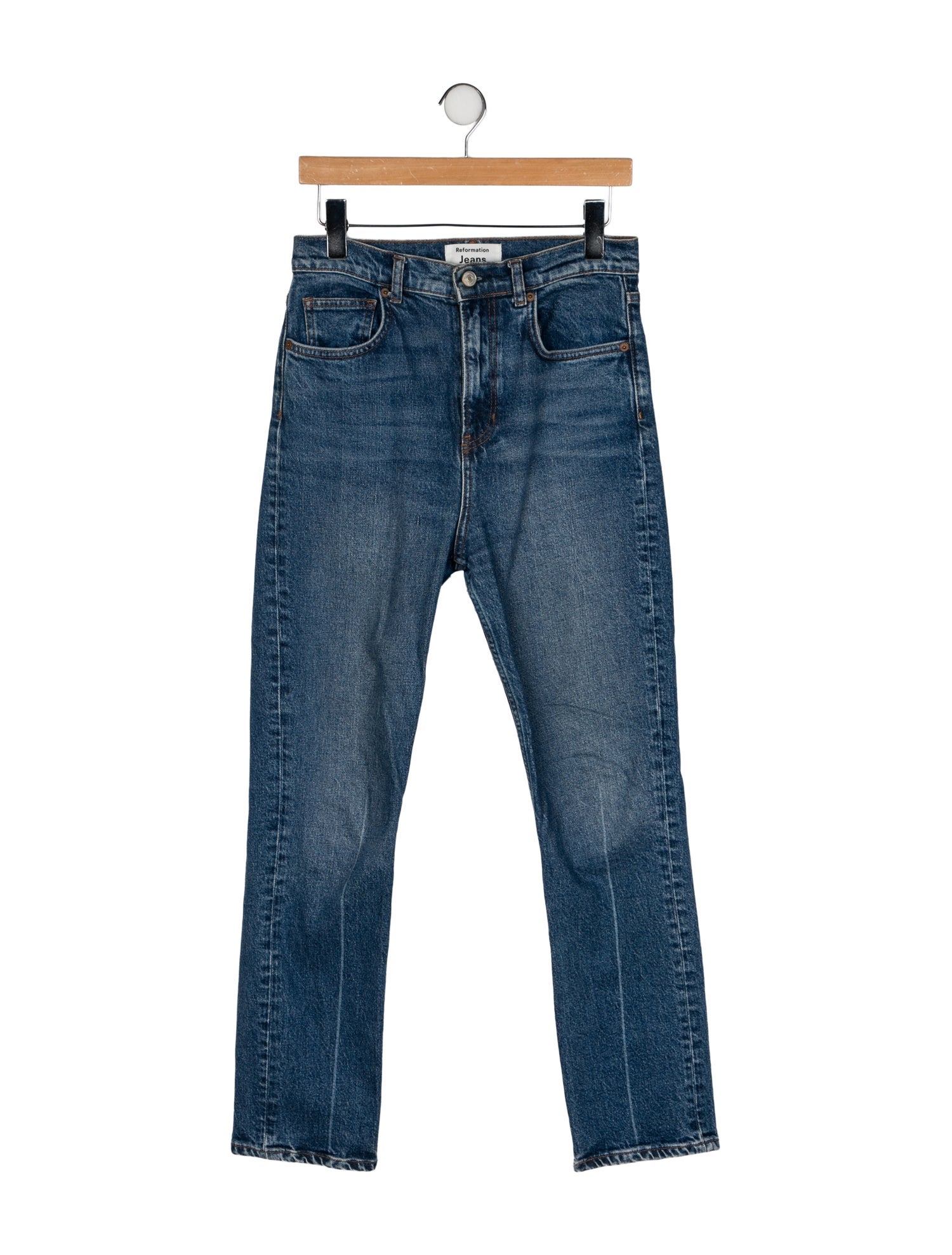 Reformation High-Rise Straight Leg Jeans