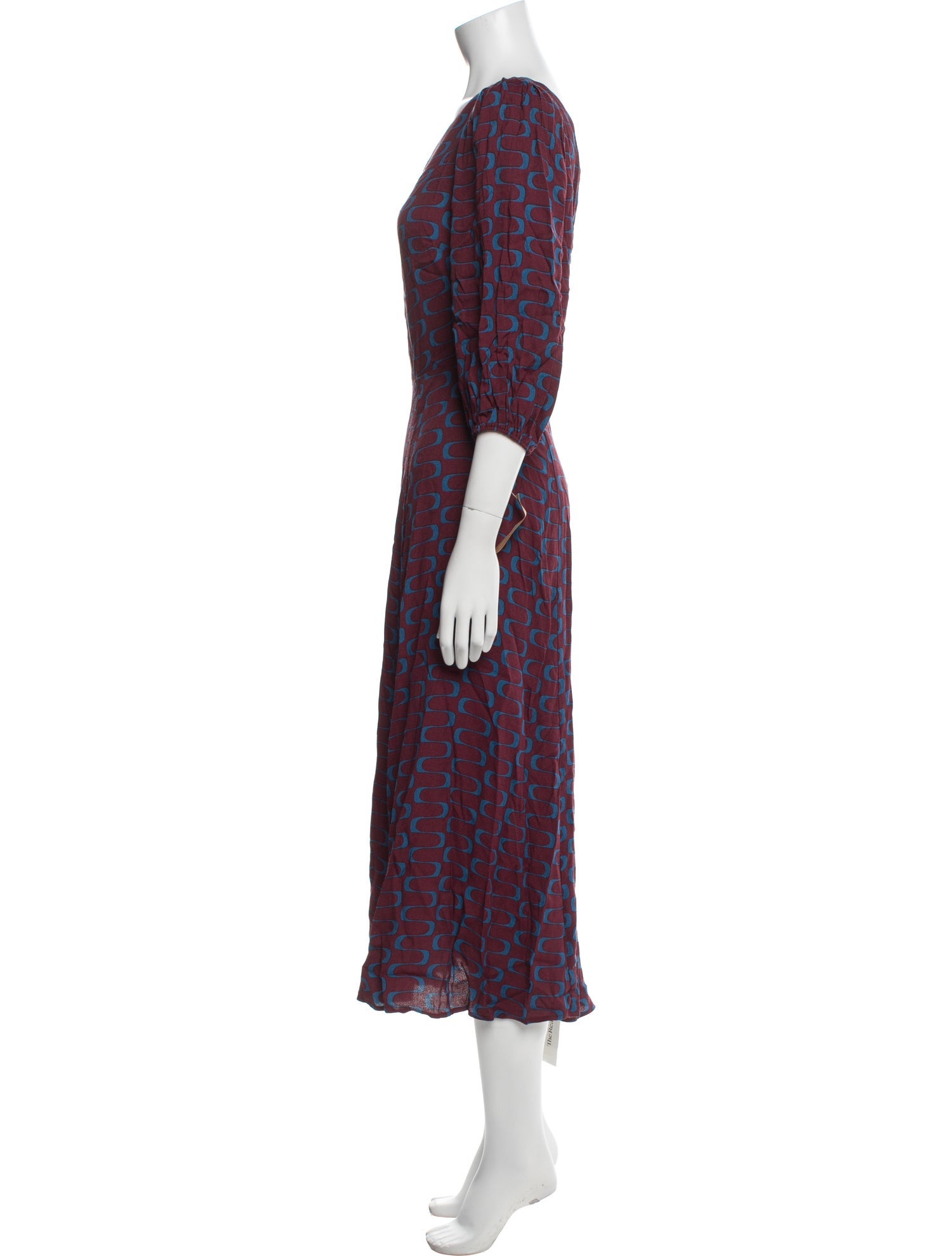 Reformation Printed Long Dress