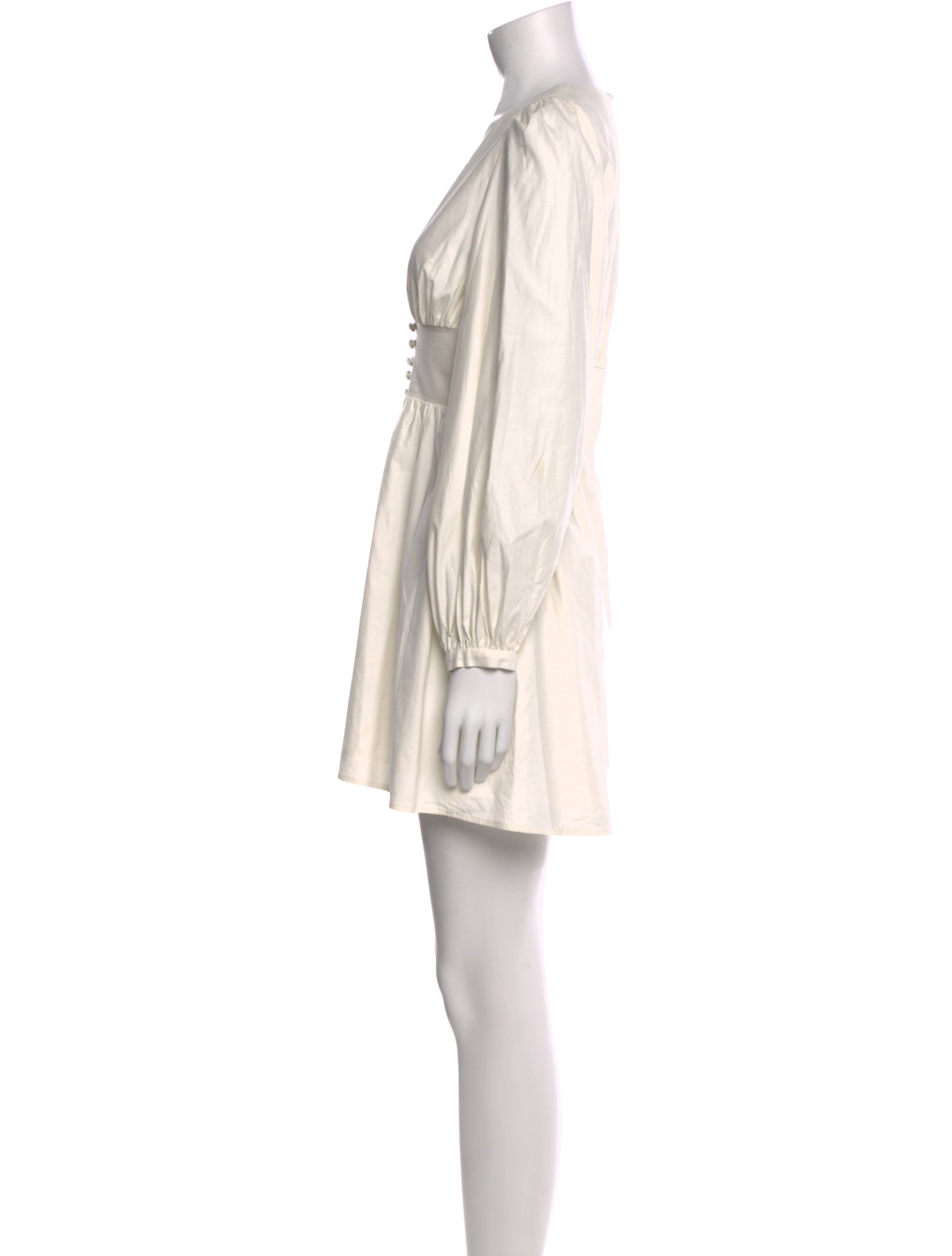 Reformation V-Neck Mini Dress