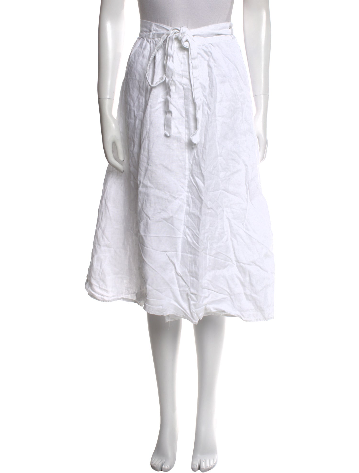 Reformation Linen Midi Length Skirt