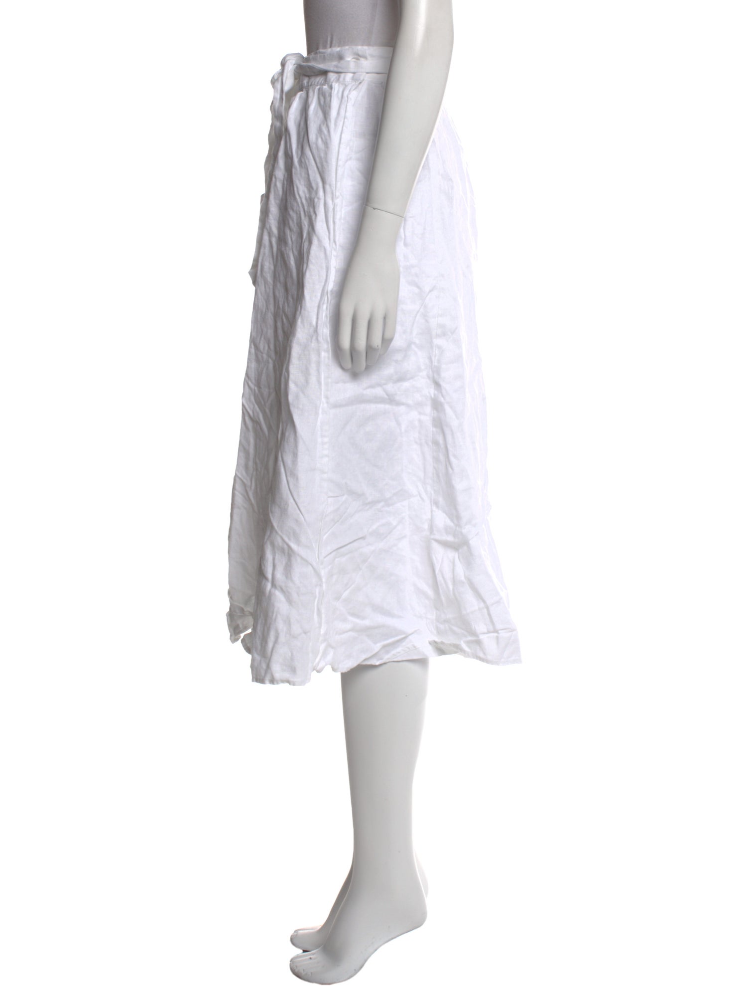 Reformation Linen Midi Length Skirt