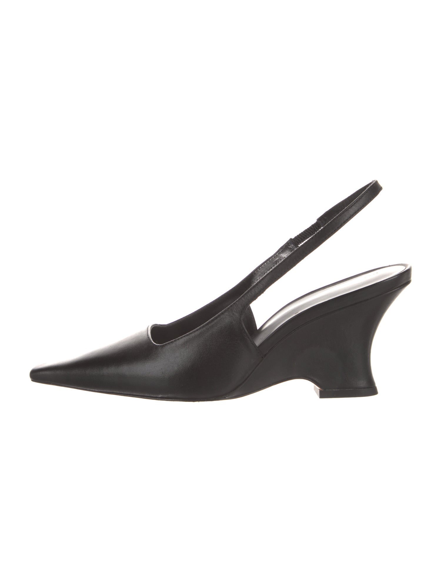Reformation Leather Slingback Pumps