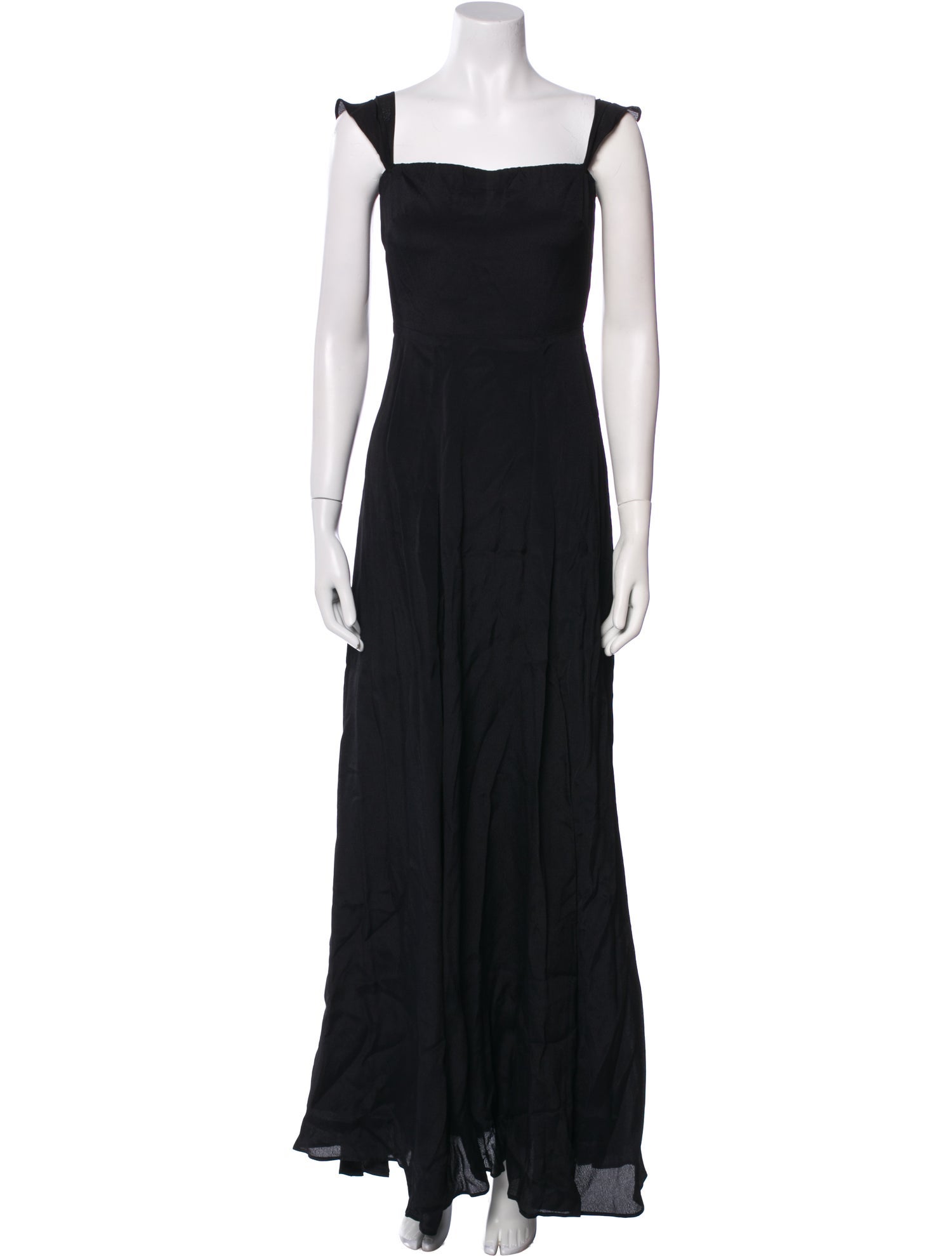 Reformation Square Neckline Long Dress