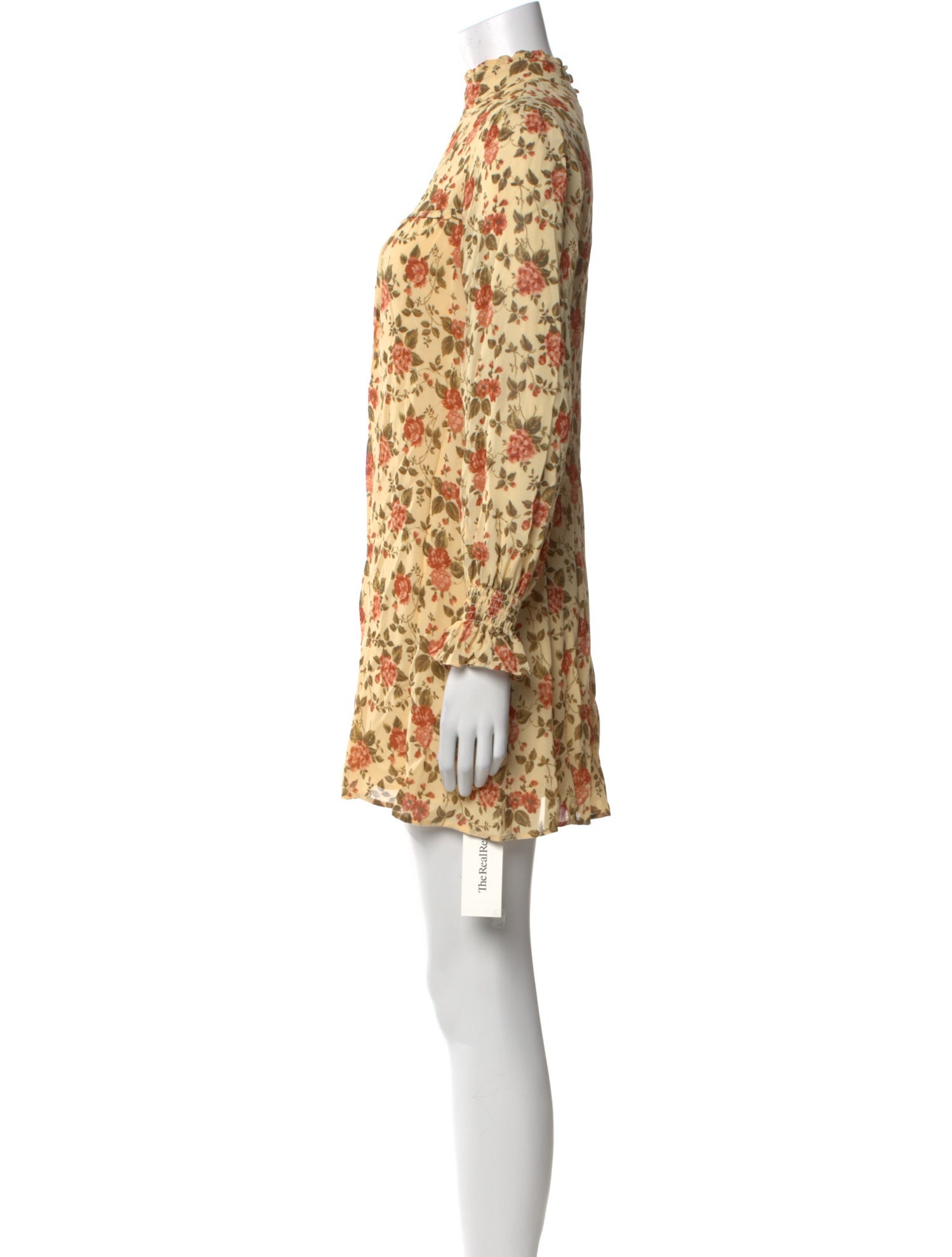 Reformation Floral Print Mini Dress