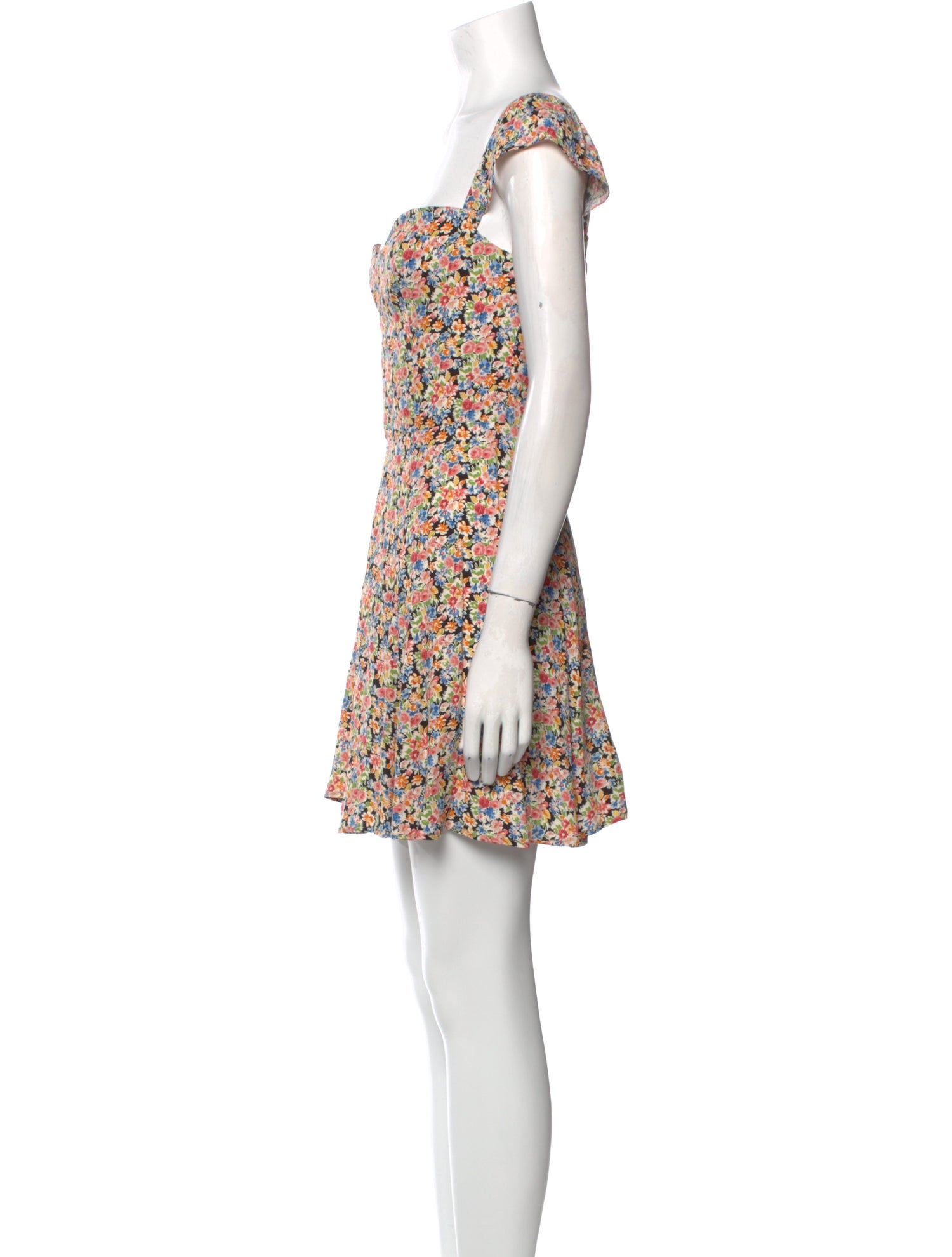 Reformation Floral Print Mini Dress w/ Tags