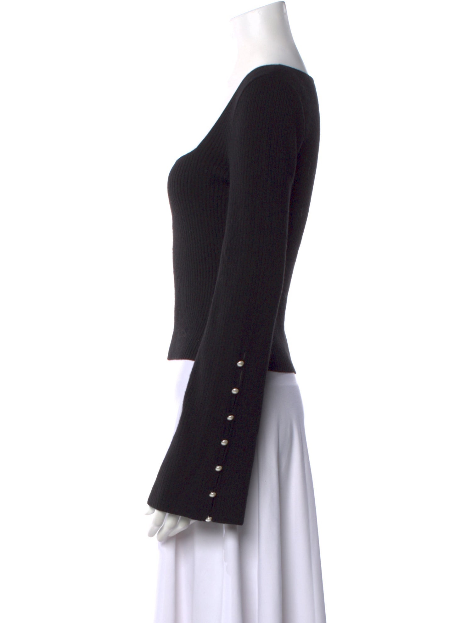 Reformation Cashmere Square Neckline Crop Top