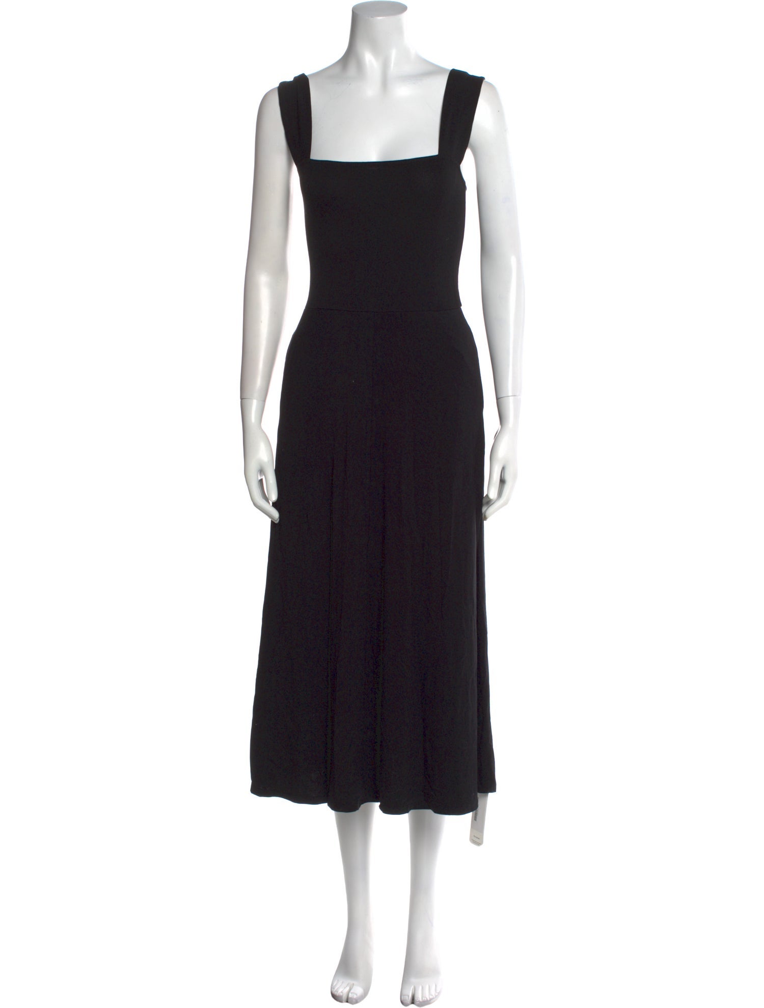 Reformation Square Neckline Midi Length Dress