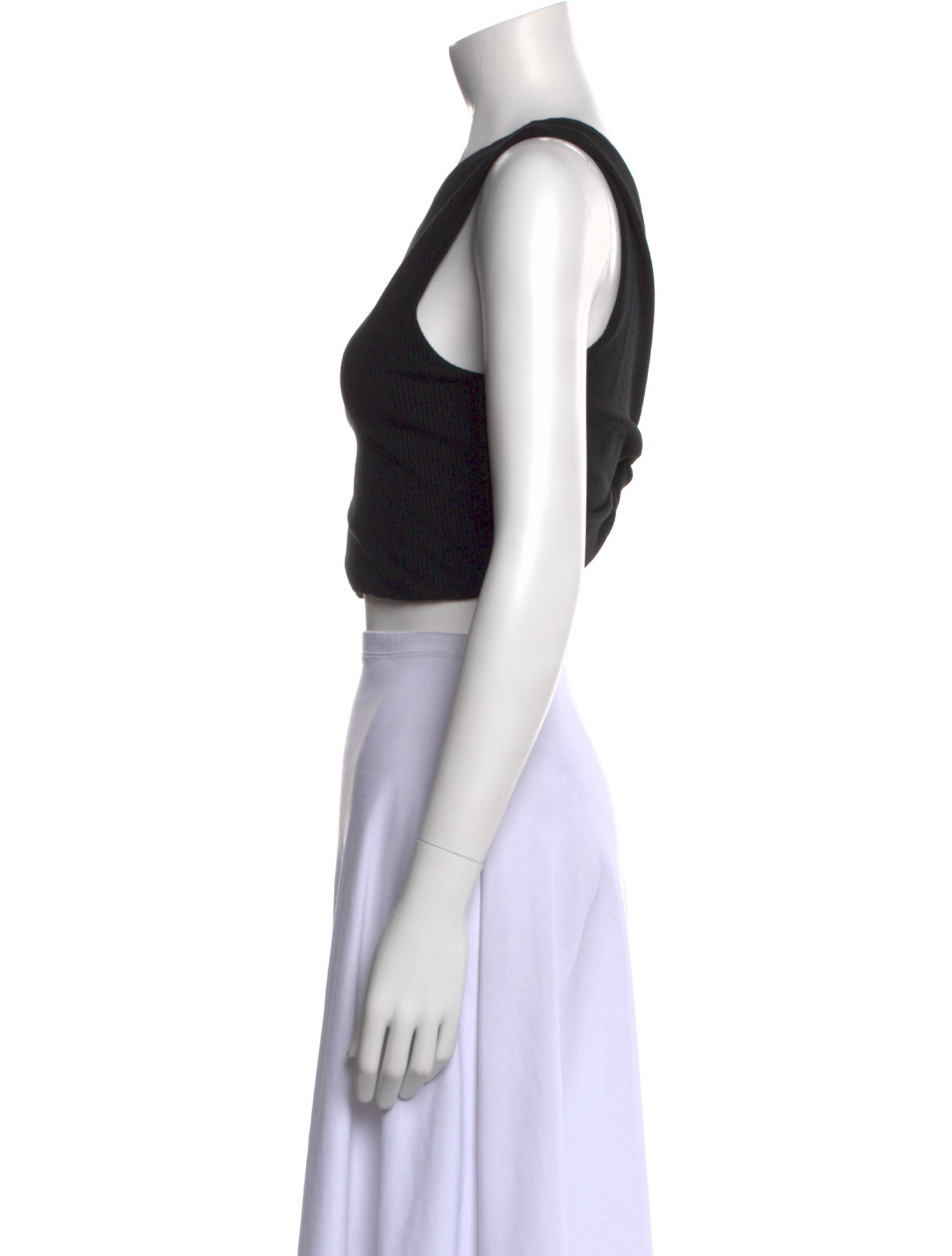 Reformation Scoop Neck Sleeveless Crop Top