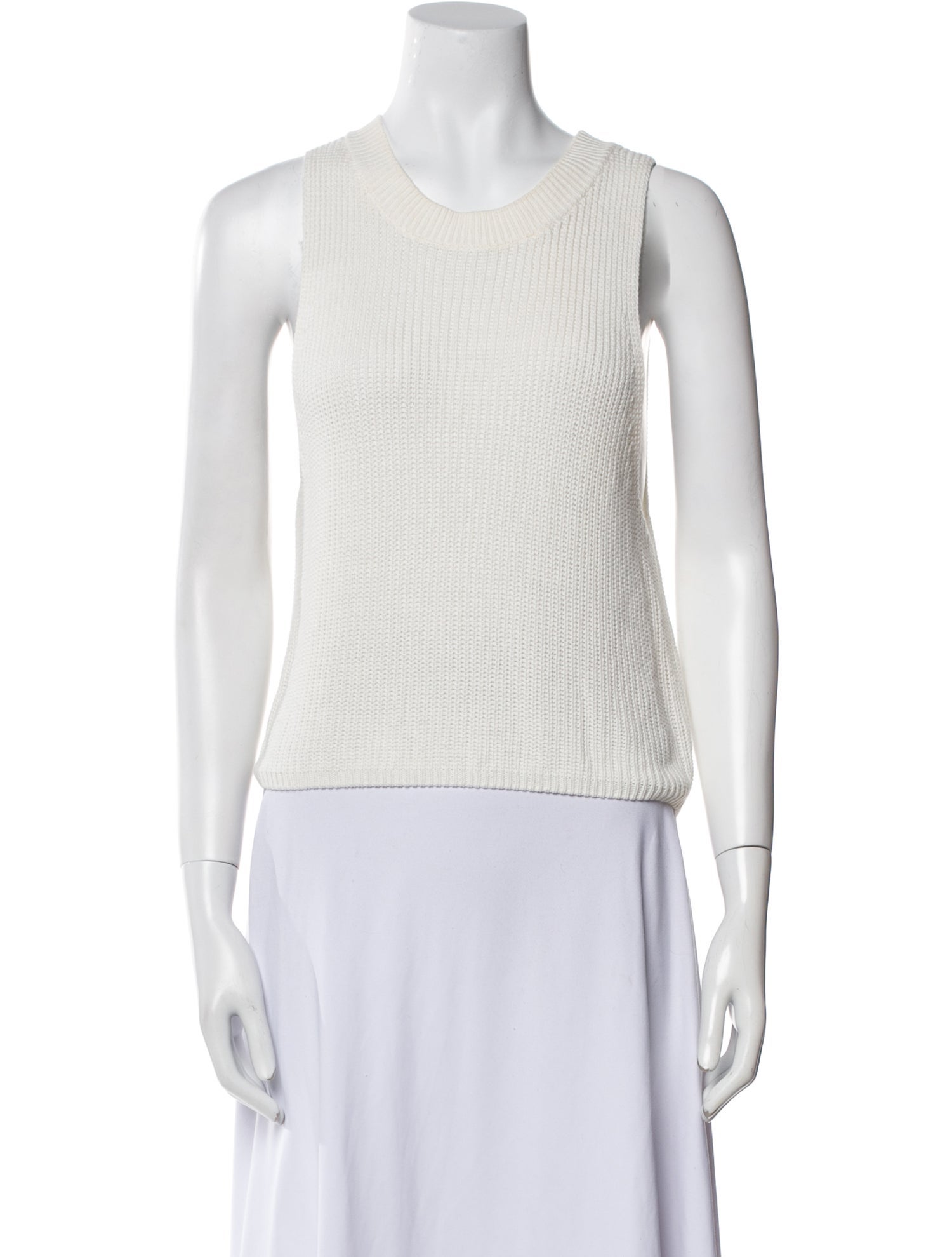 Reformation Crew Neck Sleeveless Top