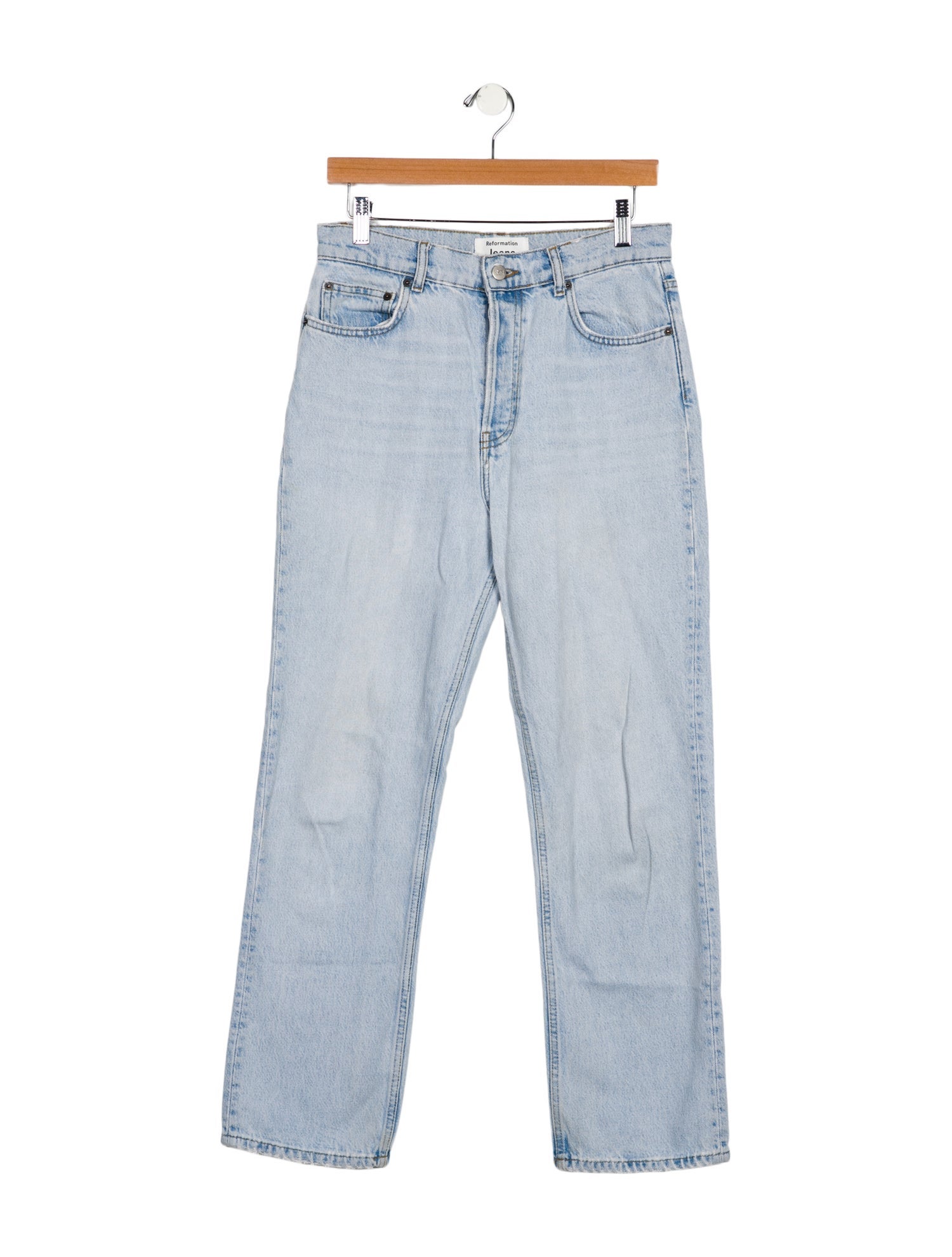 Reformation High-Rise Straight Leg Jeans