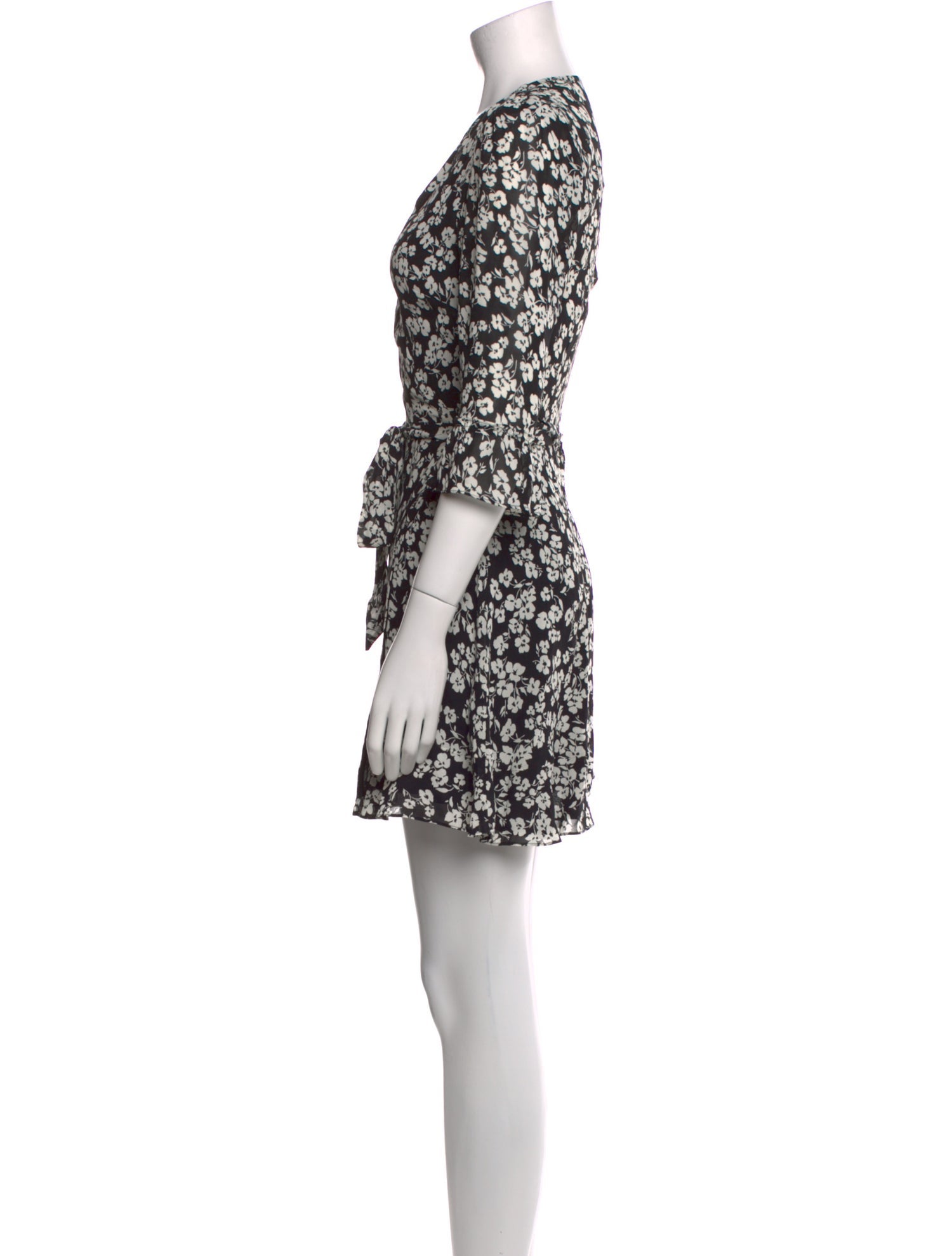 Reformation Floral Print Mini Dress