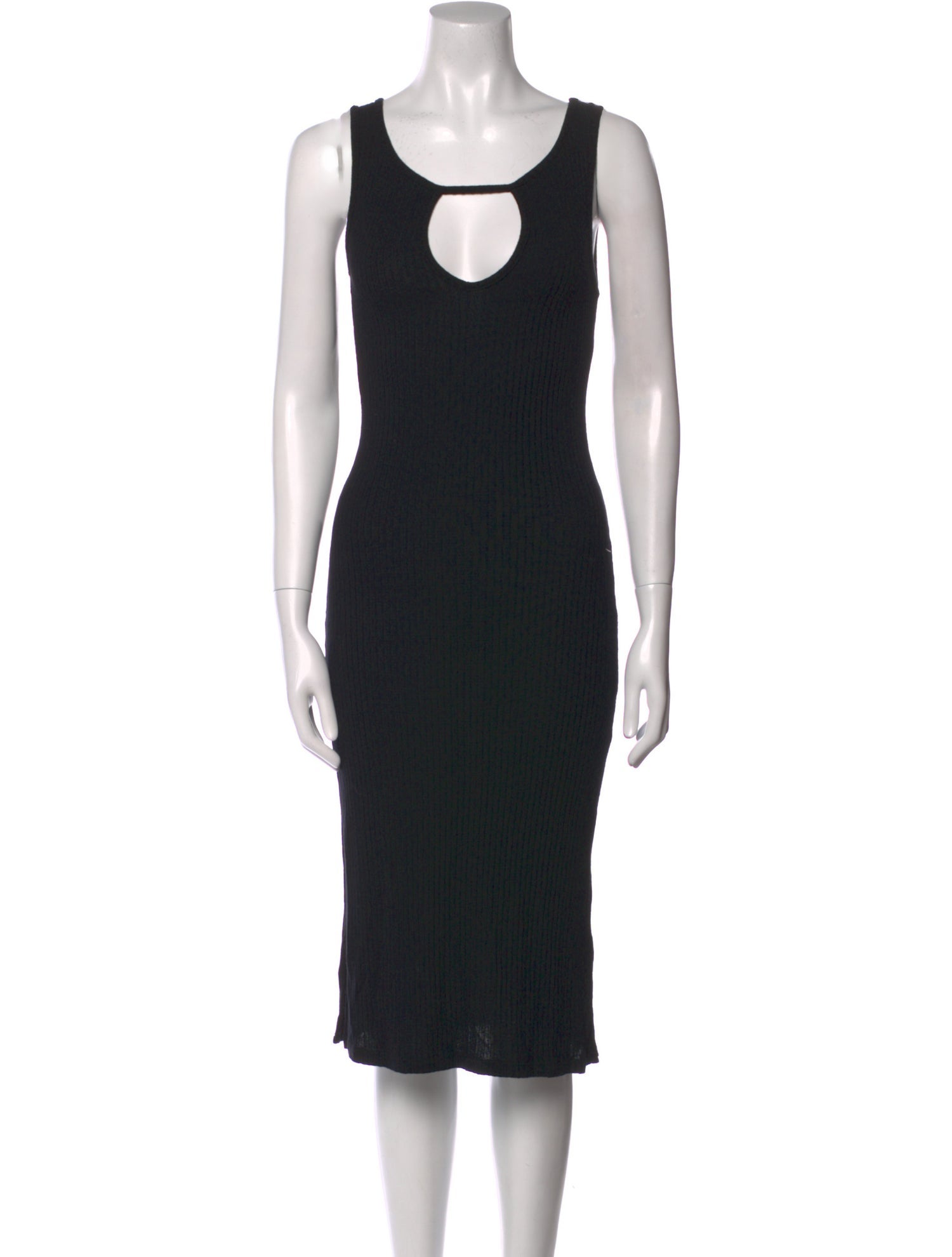 Reformation Scoop Neck Midi Length Dress