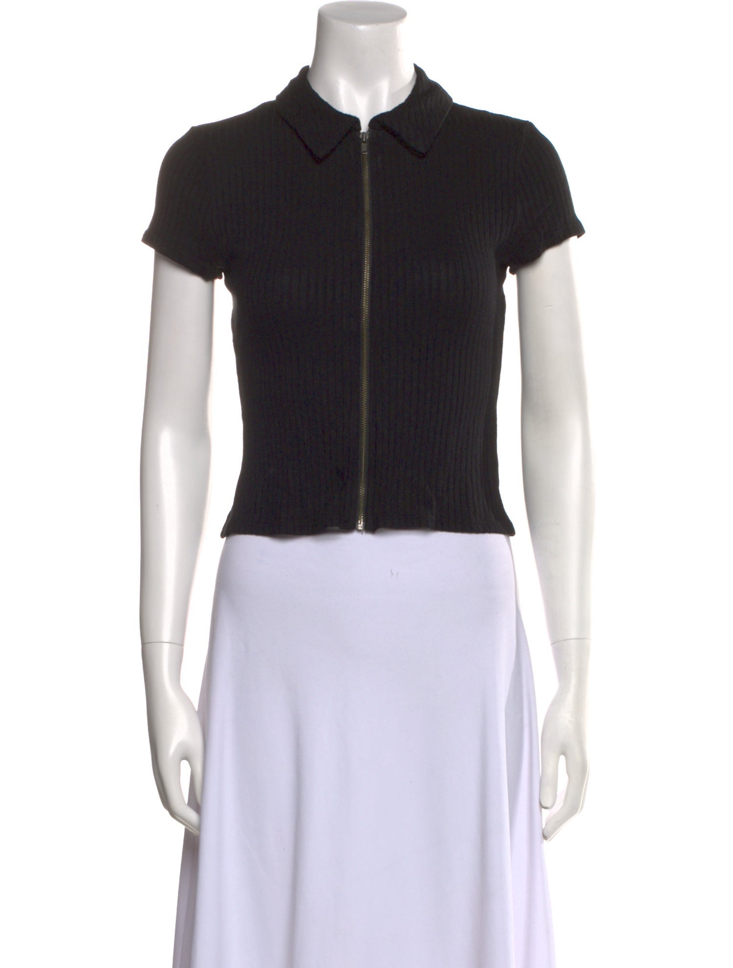 Reformation Short Sleeve Crop Top