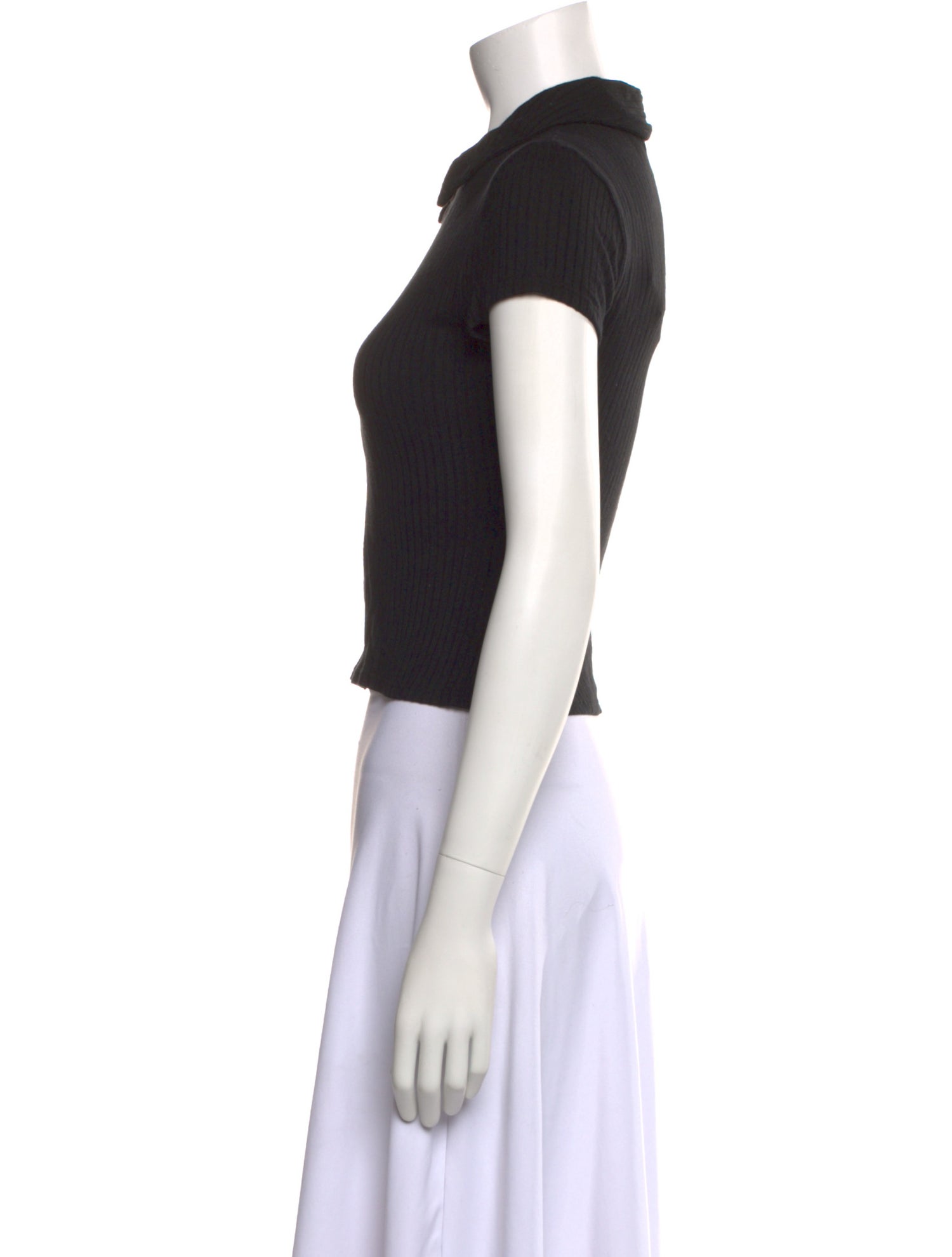 Reformation Short Sleeve Crop Top