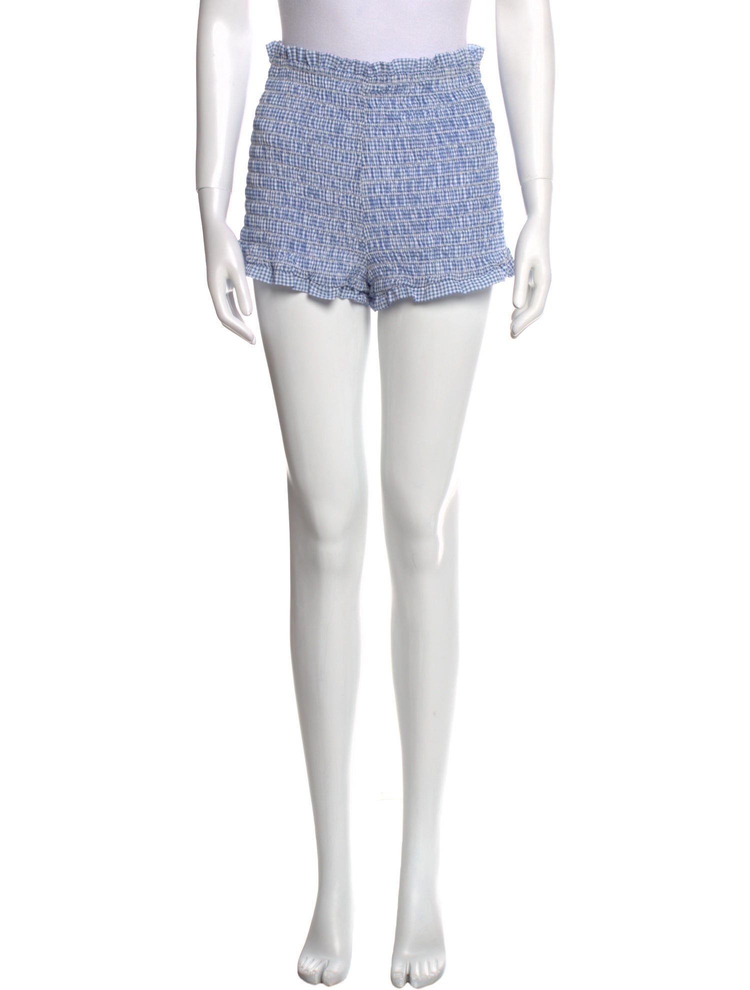 Reformation Plaid Print Mini Shorts w/ Tags