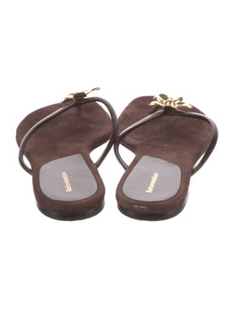 Reformation Suede Slides