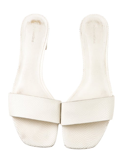 Reformation Leather Slides