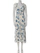 Reformation Printed Long Dress