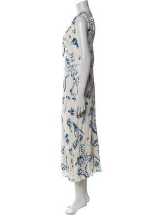 Reformation Printed Long Dress