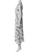 Reformation Printed Long Dress