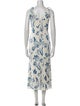 Reformation Printed Long Dress