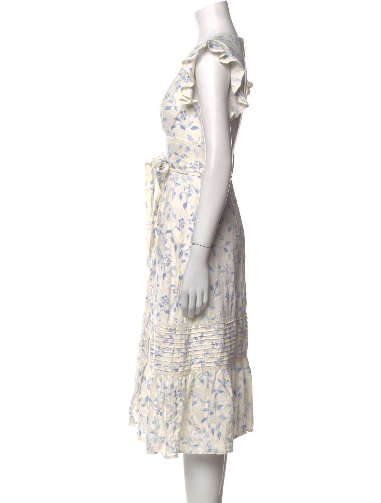 Reformation Linen Midi Length Dress