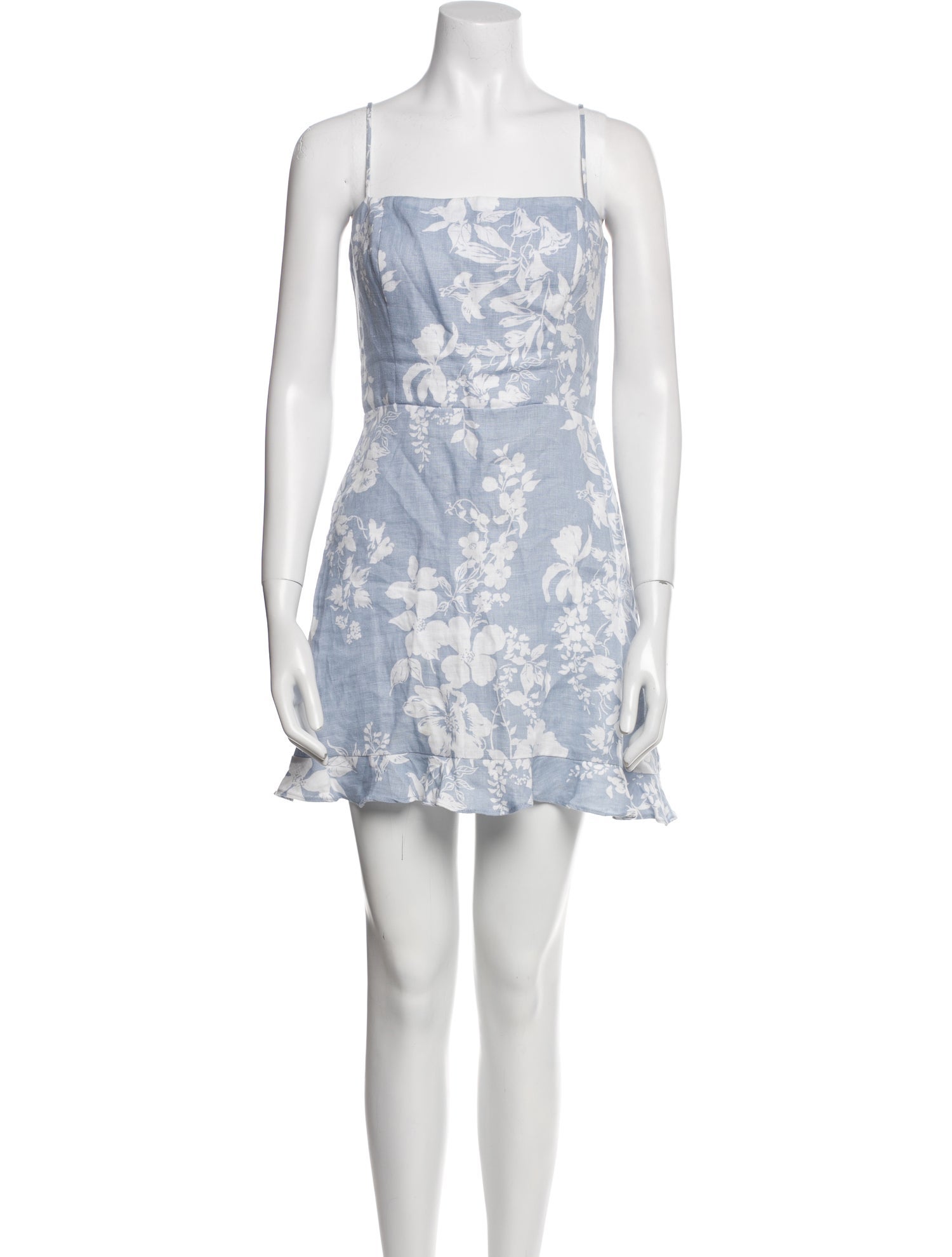 Reformation Floral Print Mini Dress