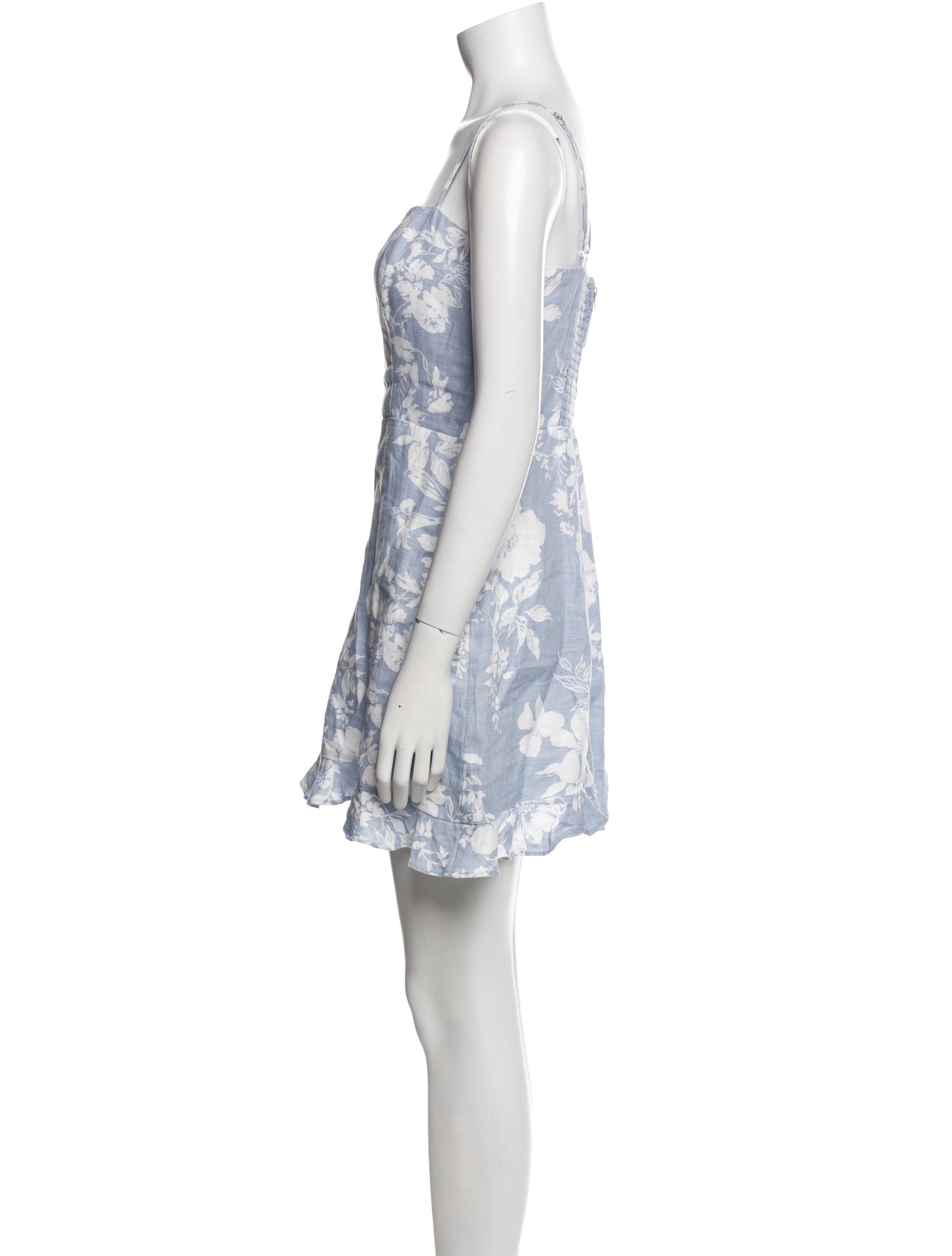 Reformation Floral Print Mini Dress