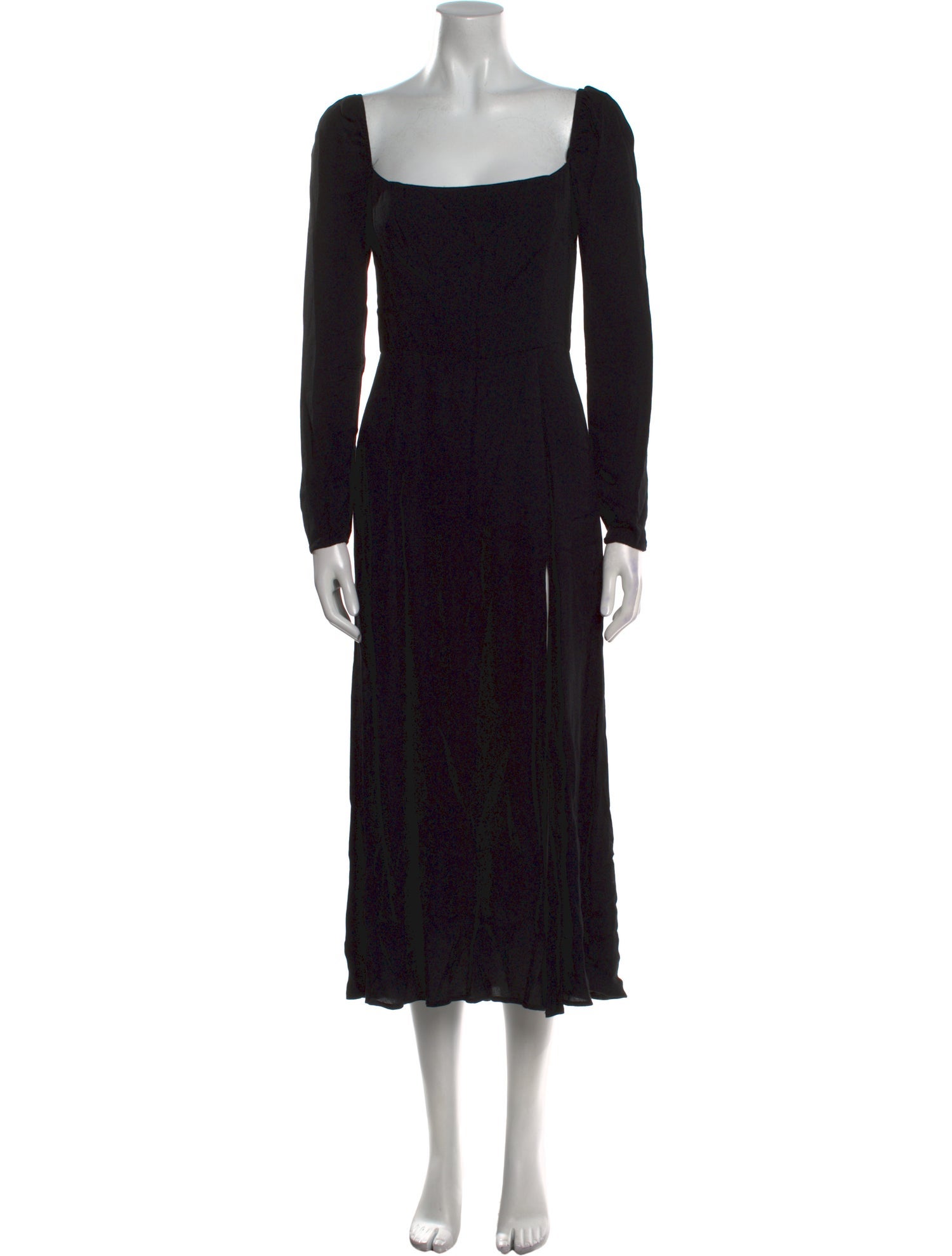 Reformation Square Neckline Long Dress