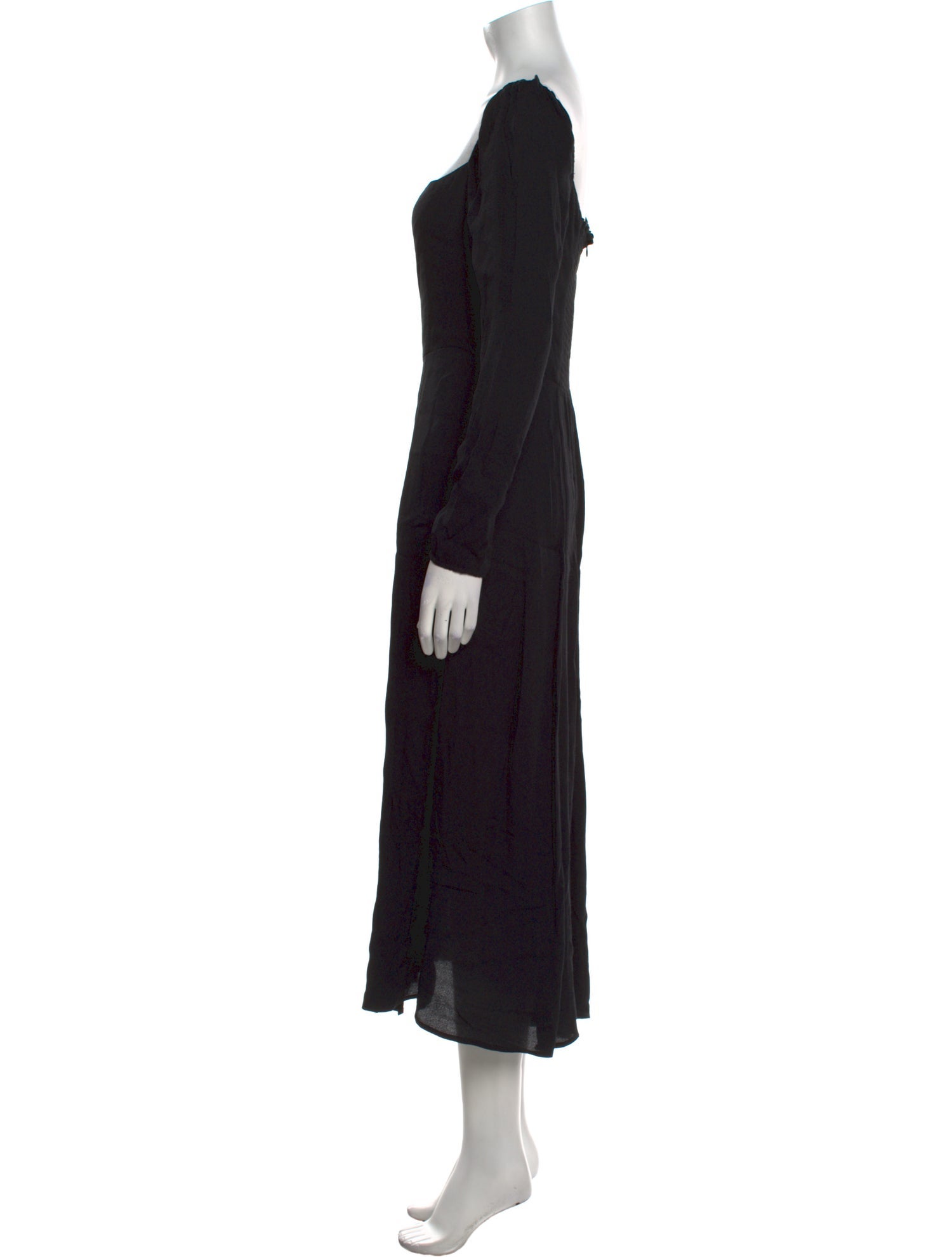 Reformation Square Neckline Long Dress