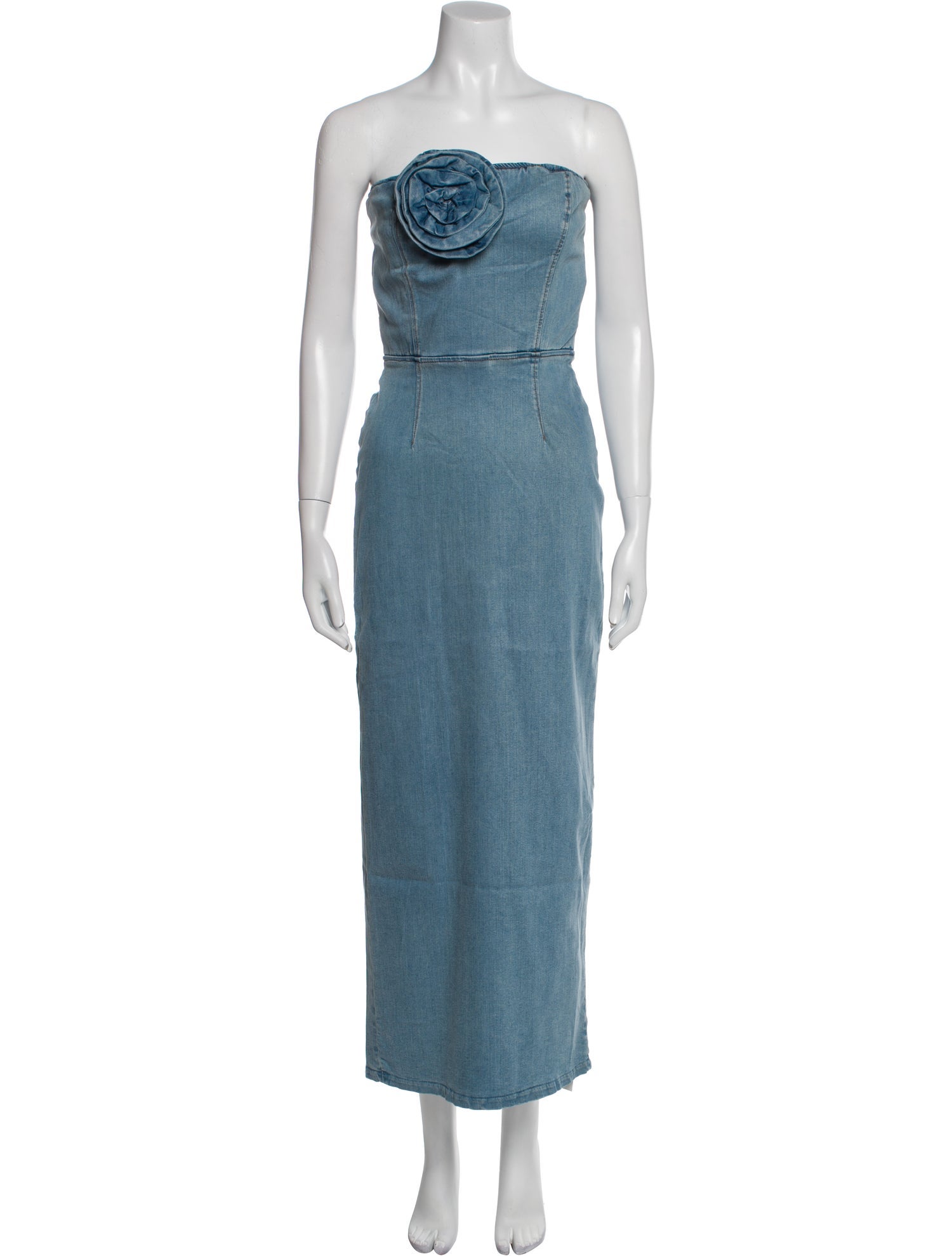 Reformation Strapless Long Dress