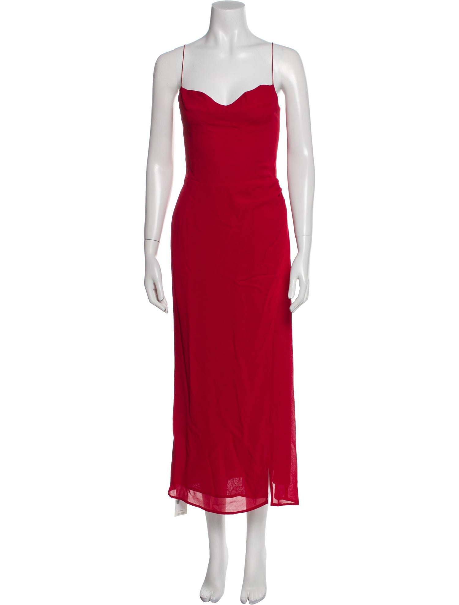 Reformation Square Neckline Long Dress