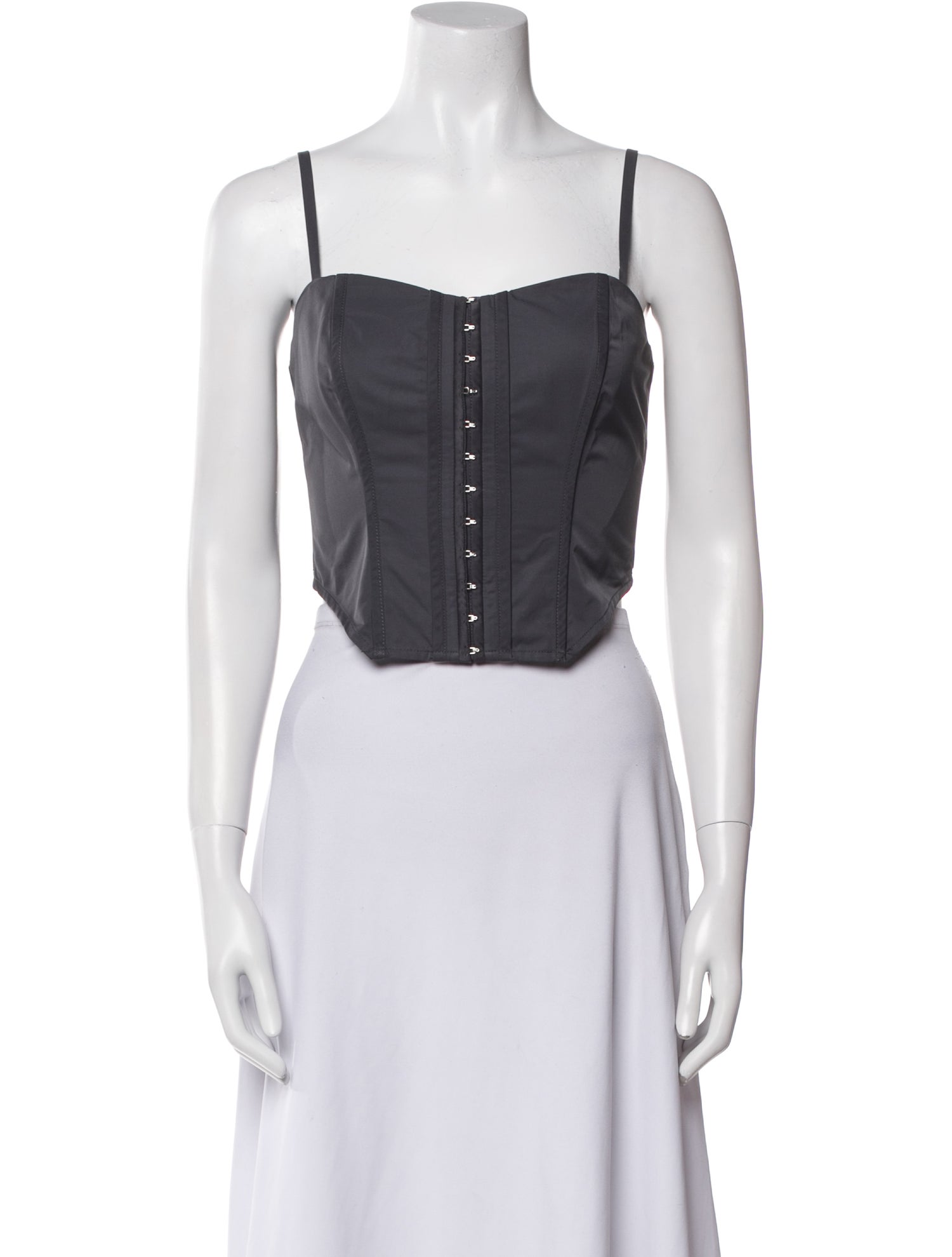 Reformation Square Neckline Sleeveless Crop Top