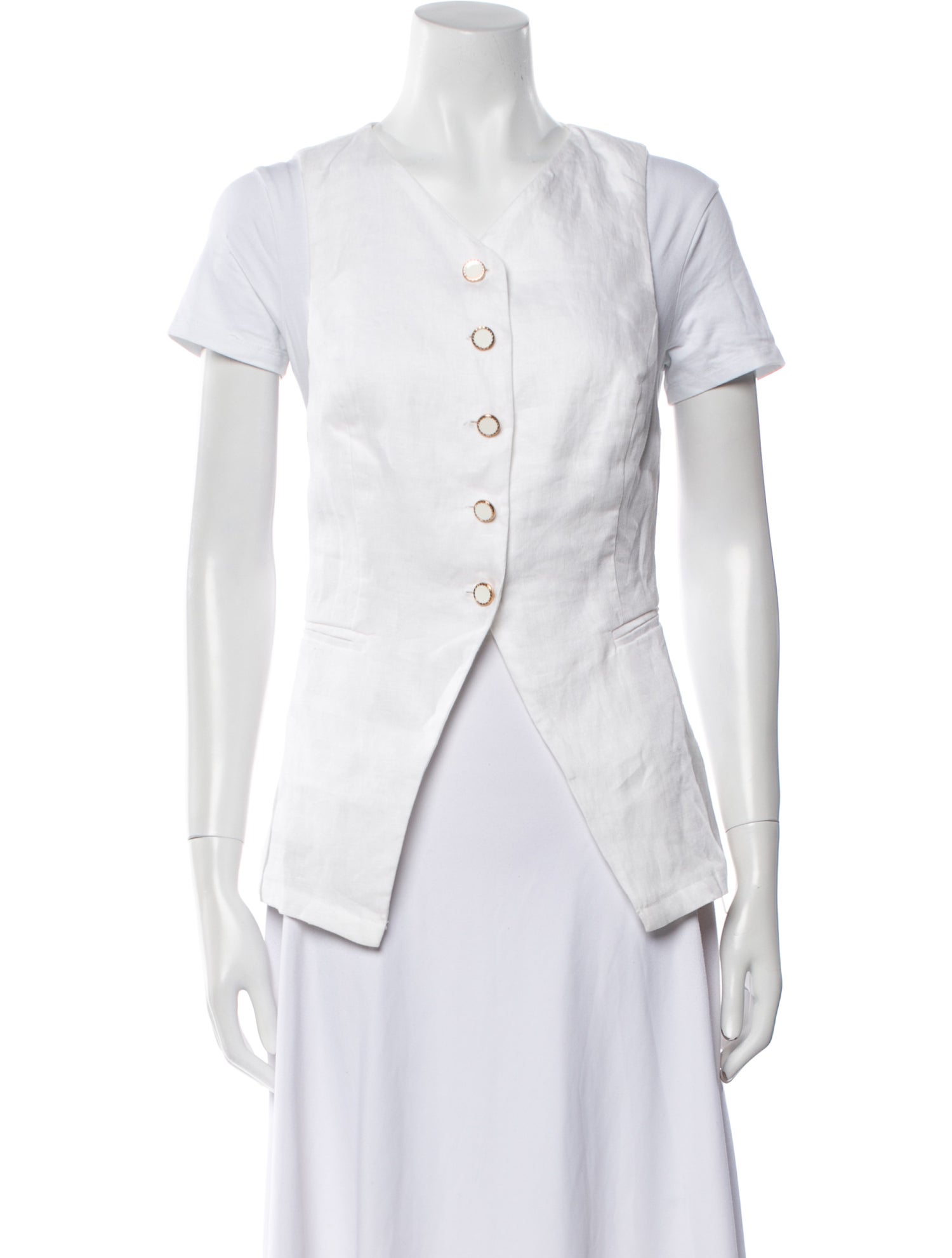 Reformation Linen Vest