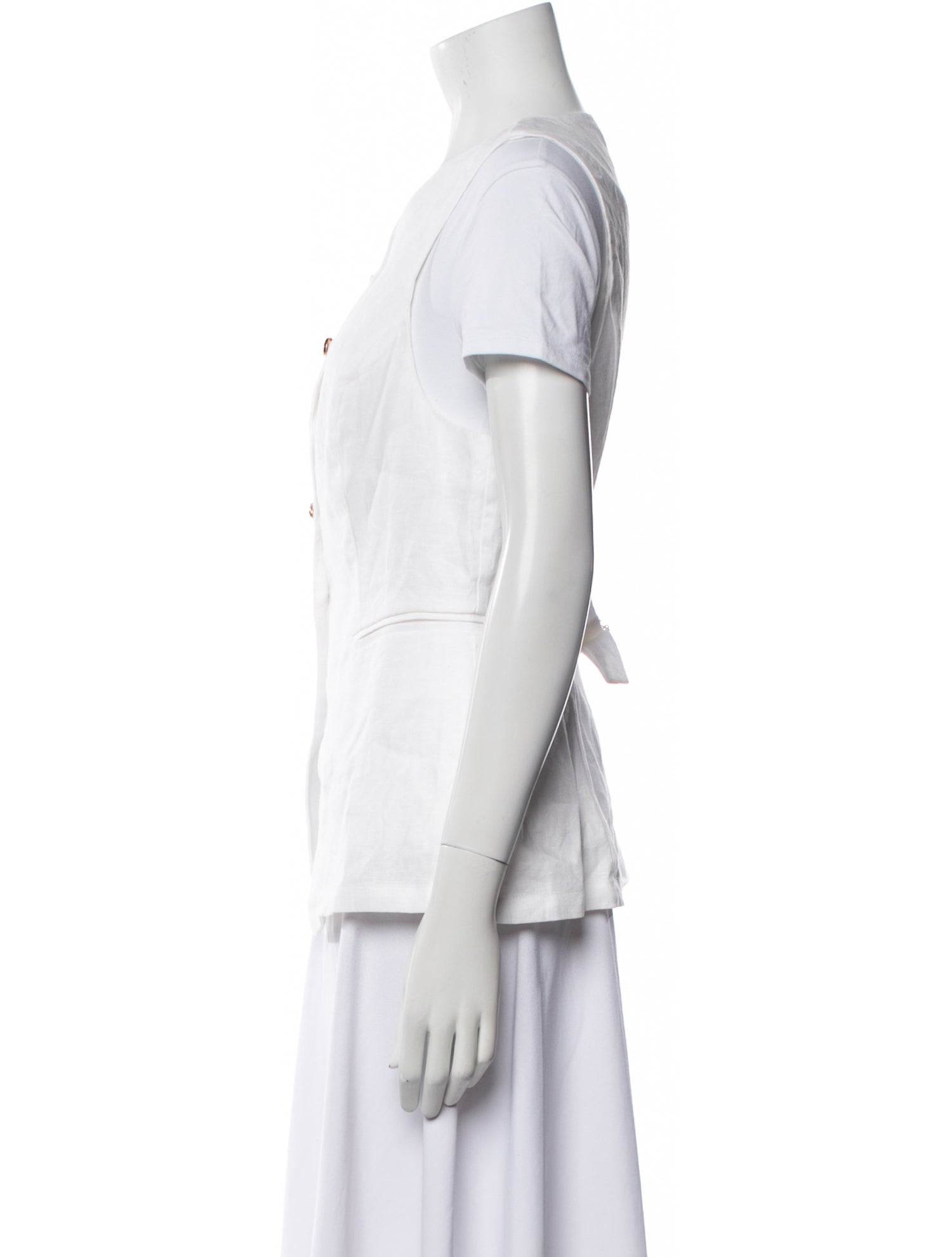 Reformation Linen Vest