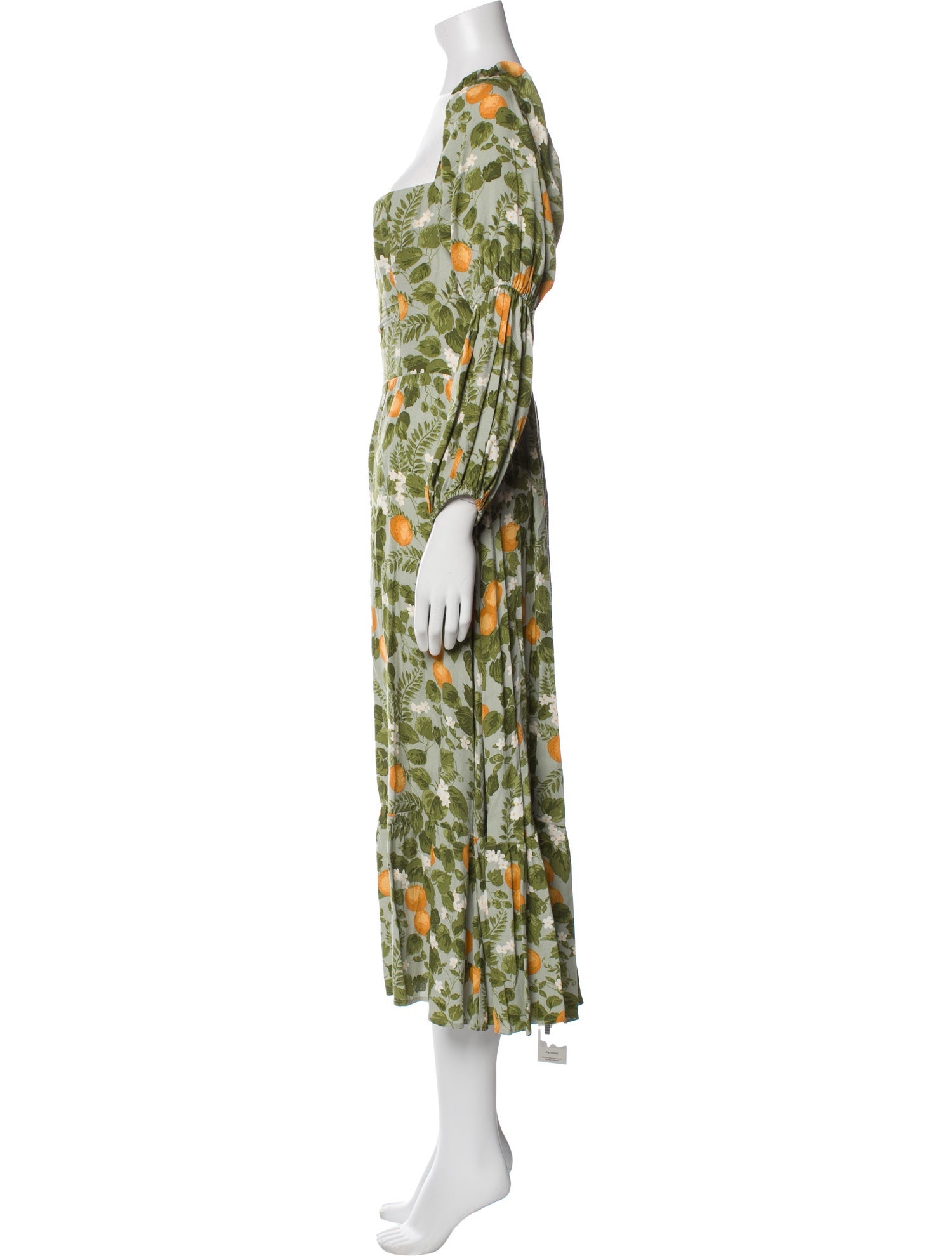 Reformation Floral Print Long Dress