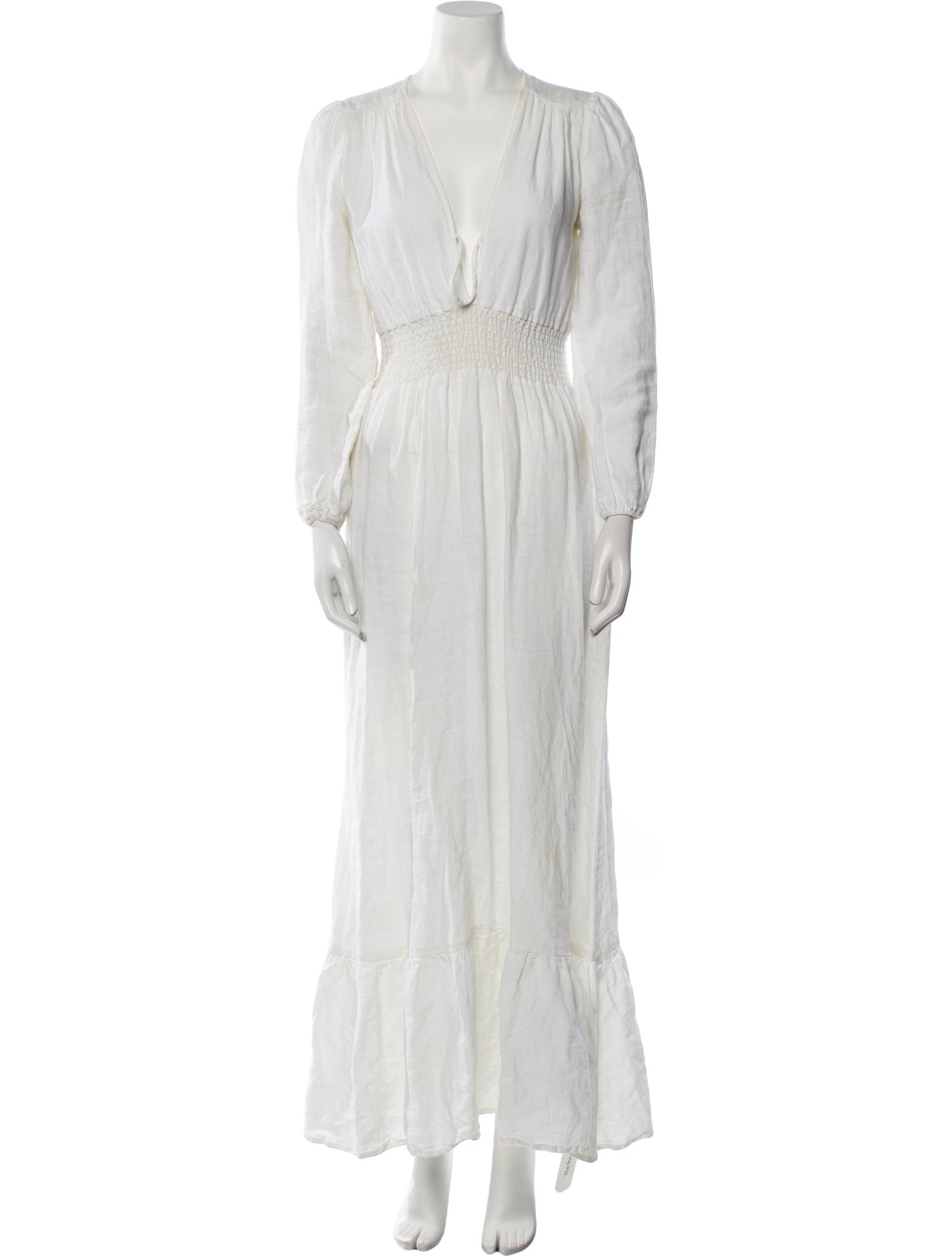 Reformation Linen Long Dress