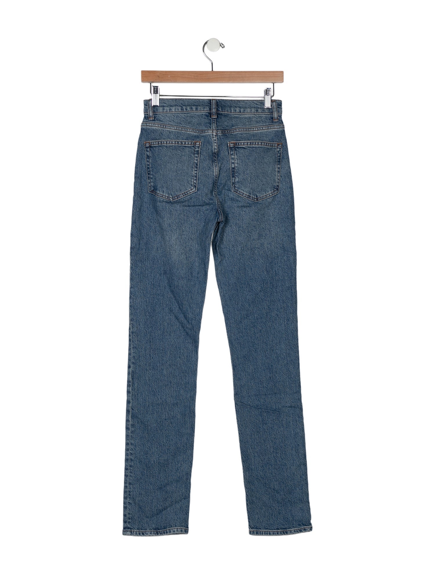 Reformation Mid-Rise Straight Leg Jeans