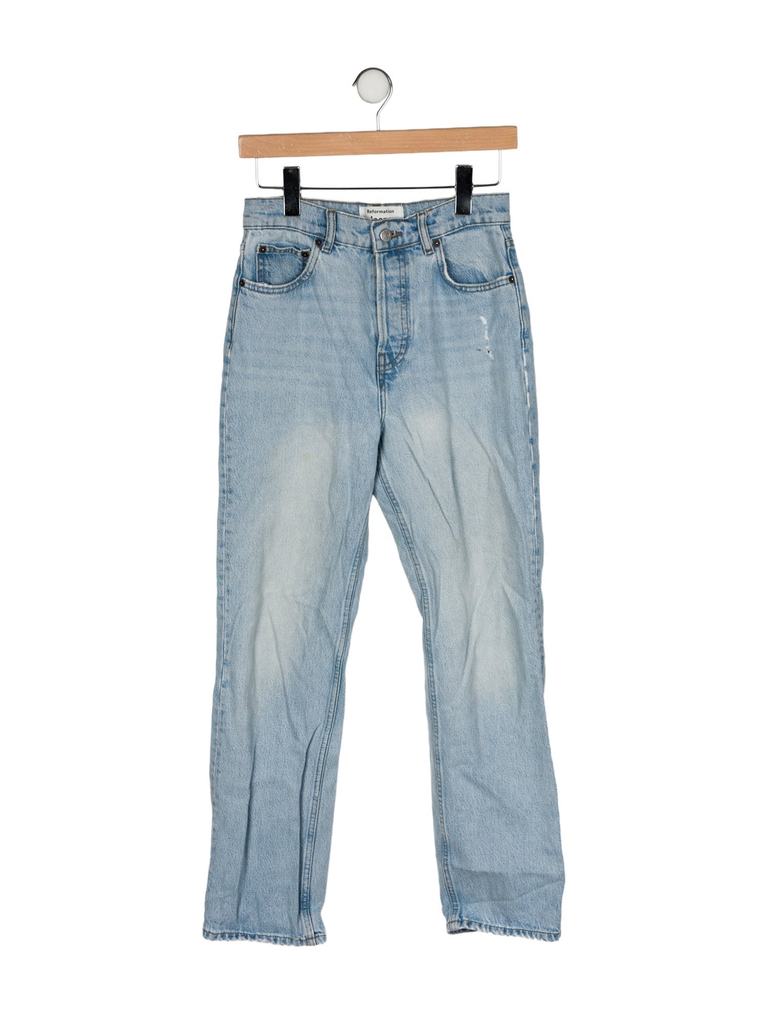 Reformation High-Rise Straight Leg Jeans