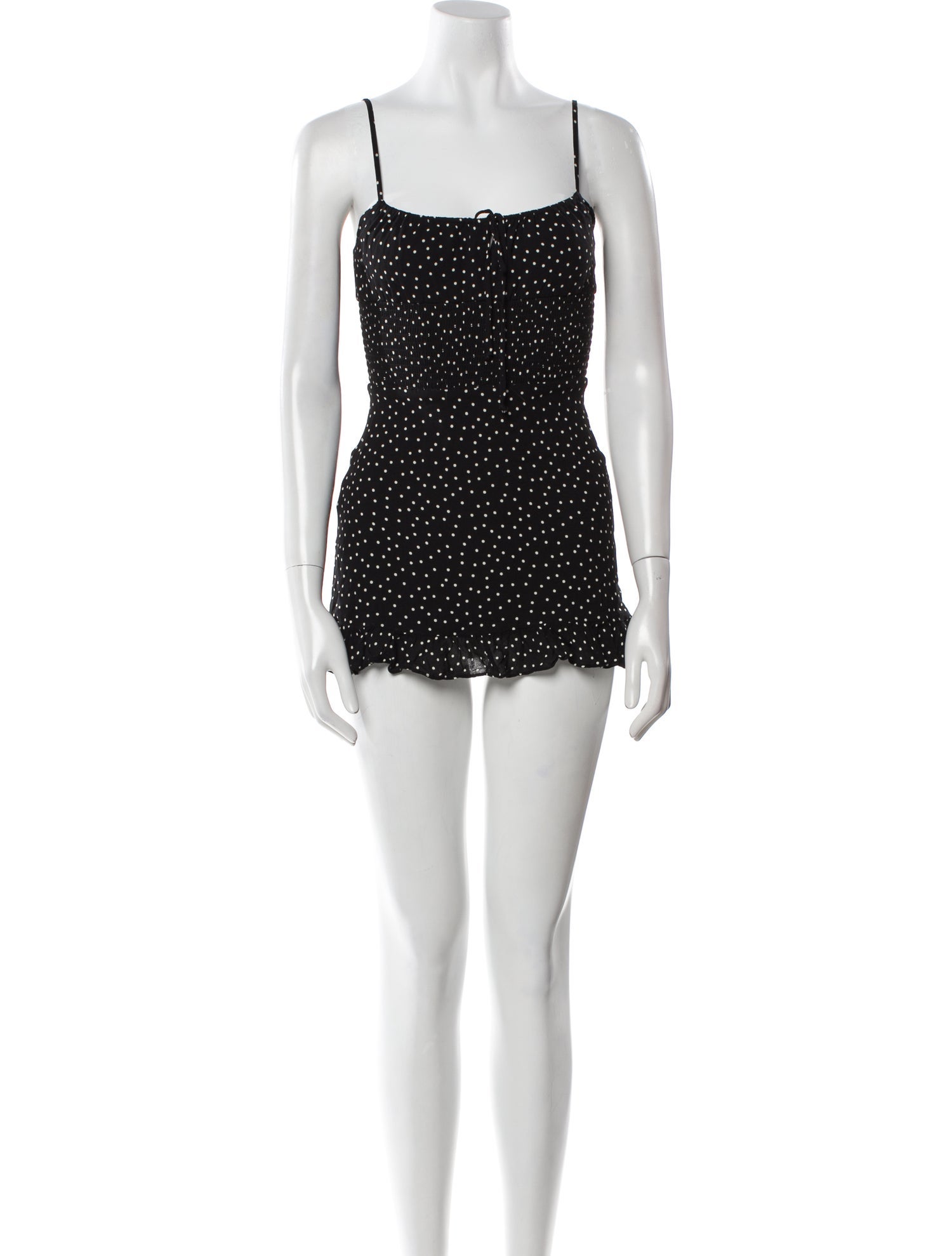 Reformation Polka Dot Print Mini Dress