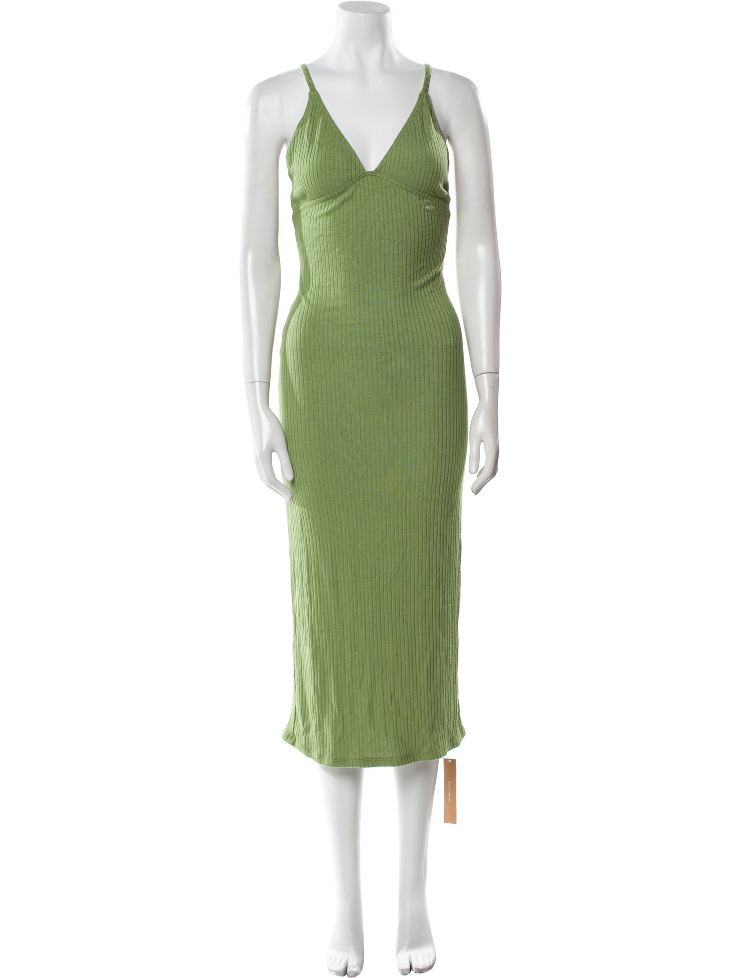 Reformation V-Neck Midi Length Dress