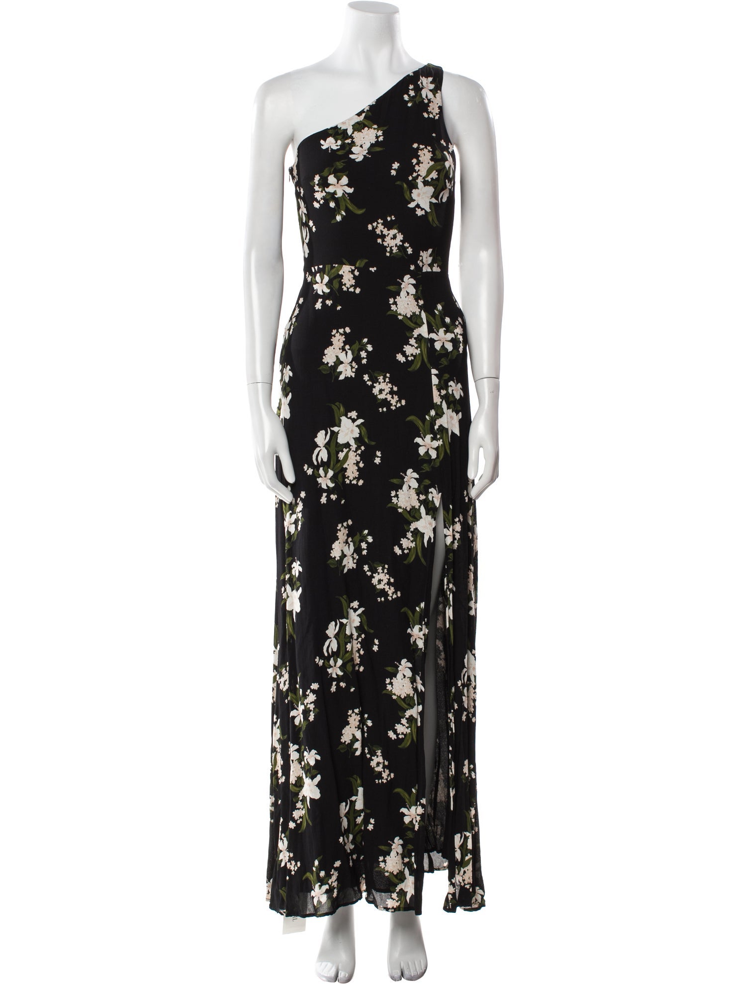 Reformation Floral Print Long Dress