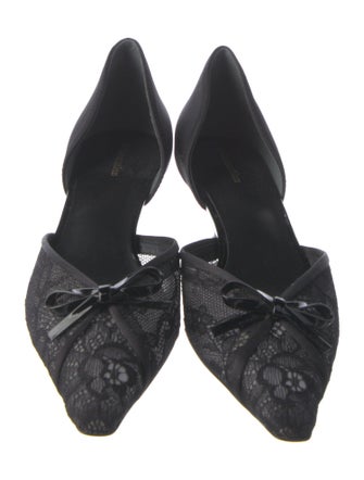 Reformation Satin D'Orsay Pumps