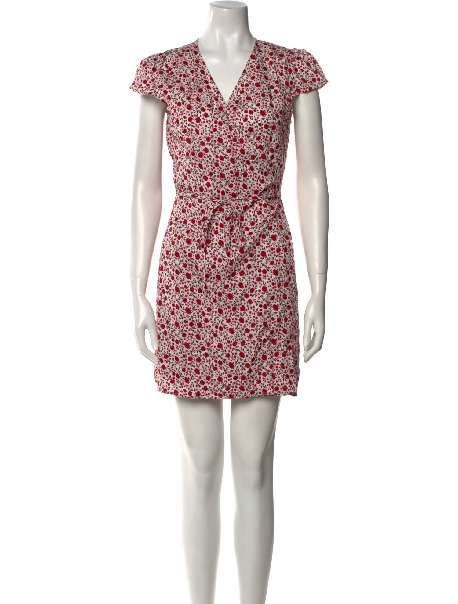 Reformation Floral Print Mini Dress