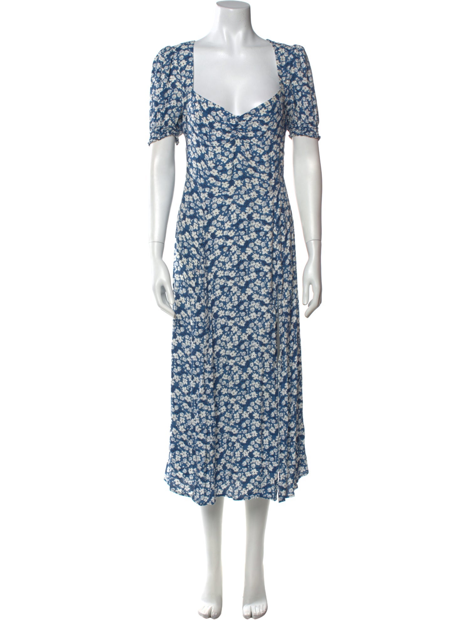 Reformation Floral Print Long Dress