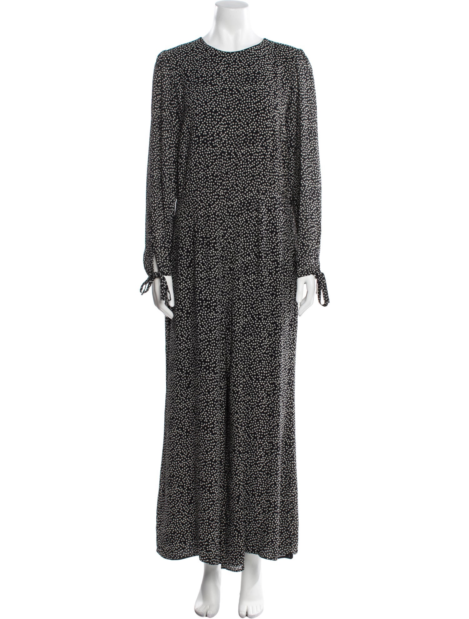 Reformation Printed Crew Neck Jumpsuit