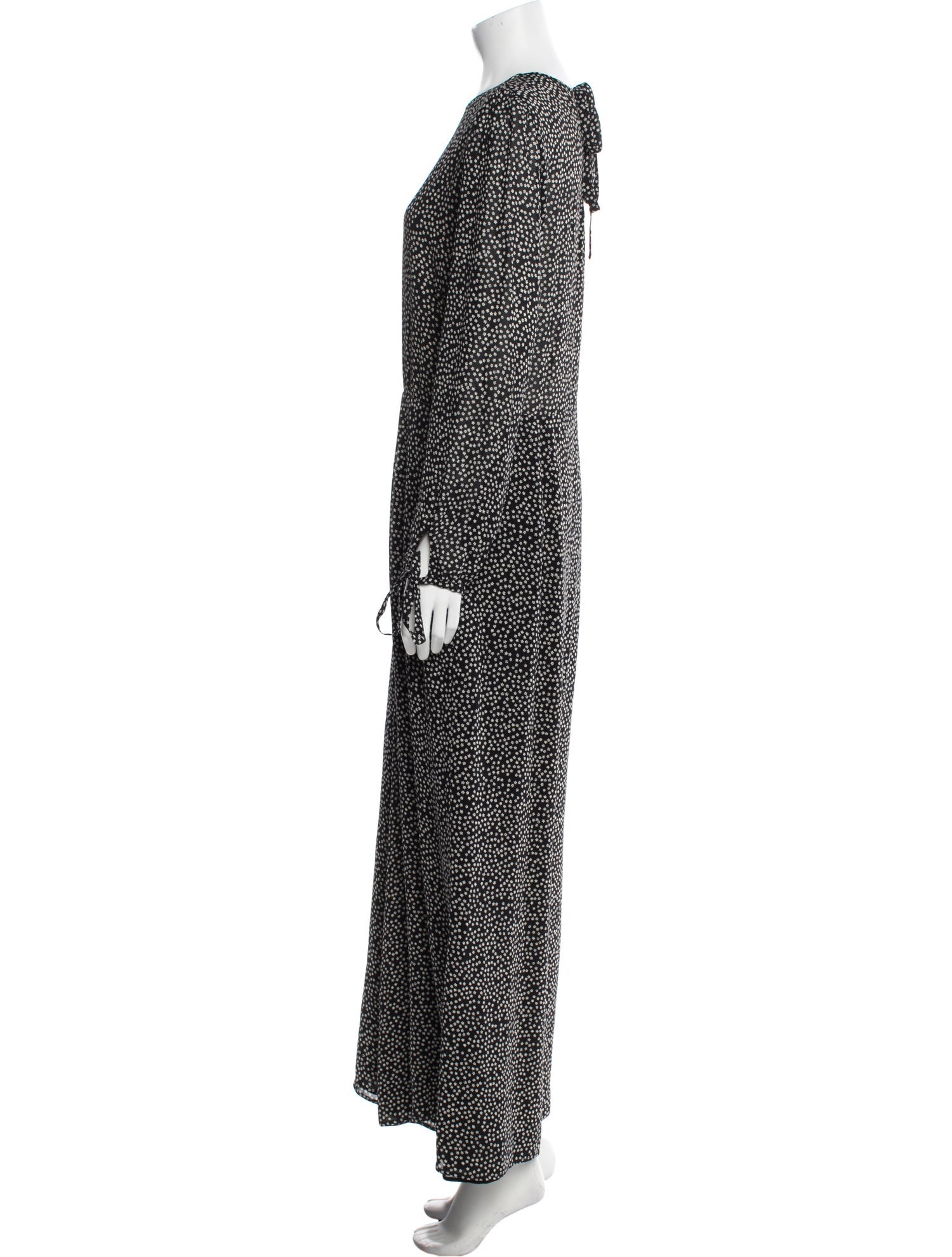 Reformation Printed Crew Neck Jumpsuit